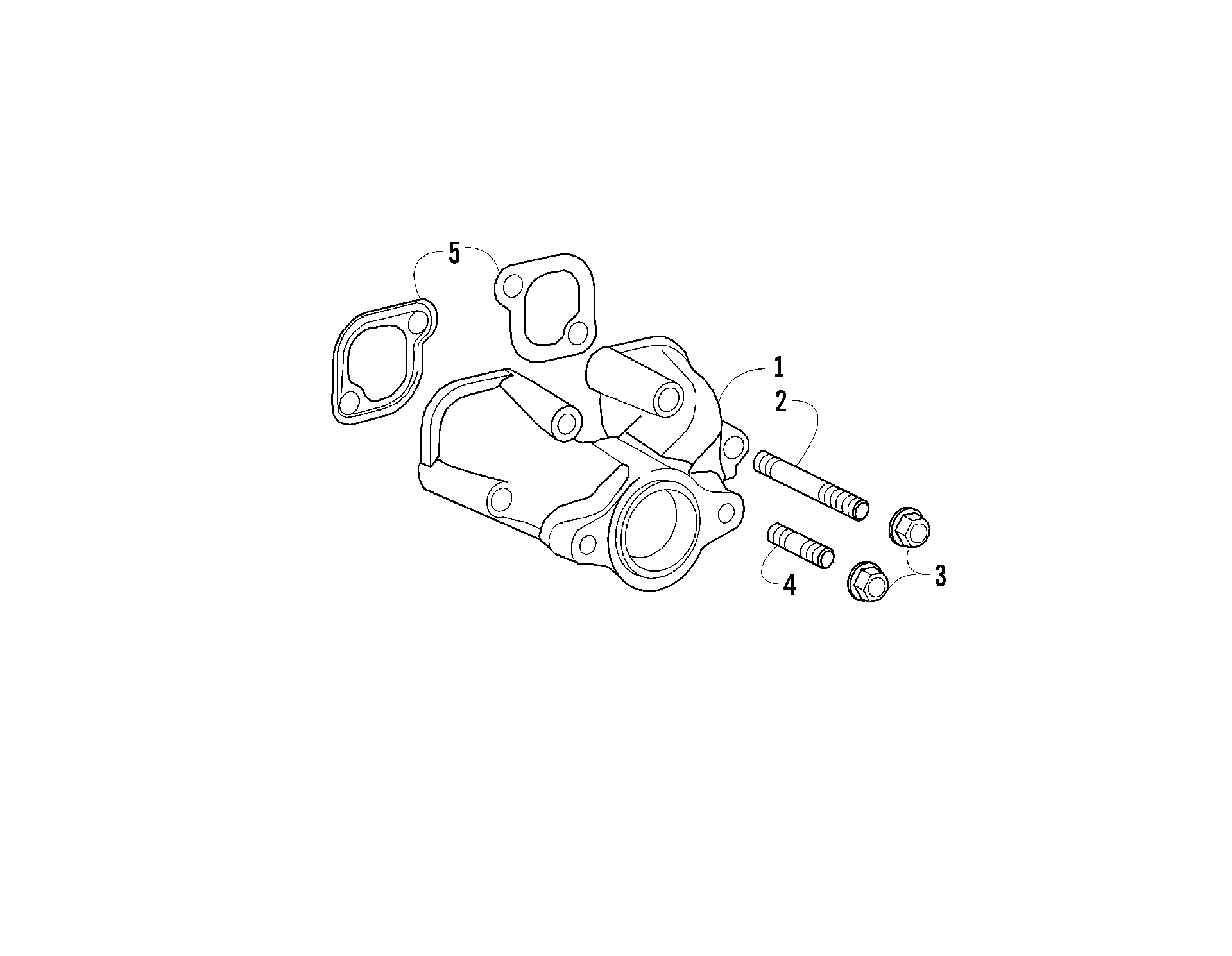 Выхлопная система MANIFOLD ASSEMBLY [92855]