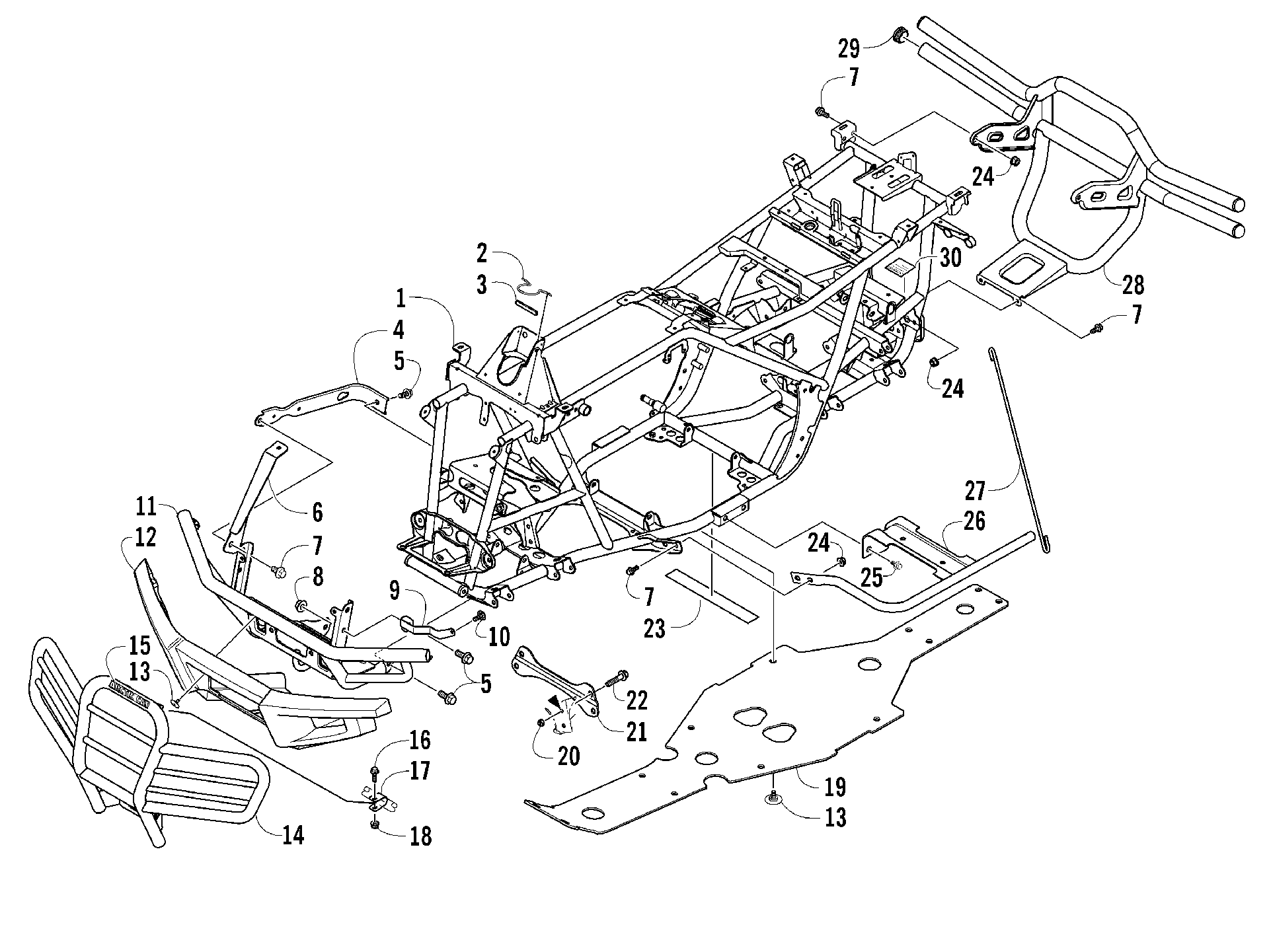 Рама AND RELATED PARTS [97332]