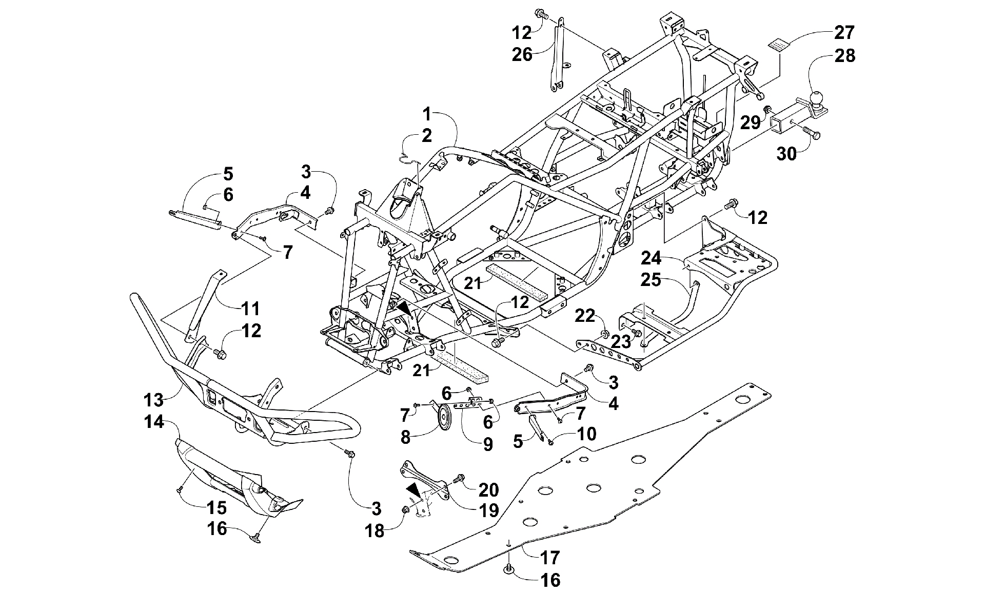 Рама AND RELATED PARTS [96905]
