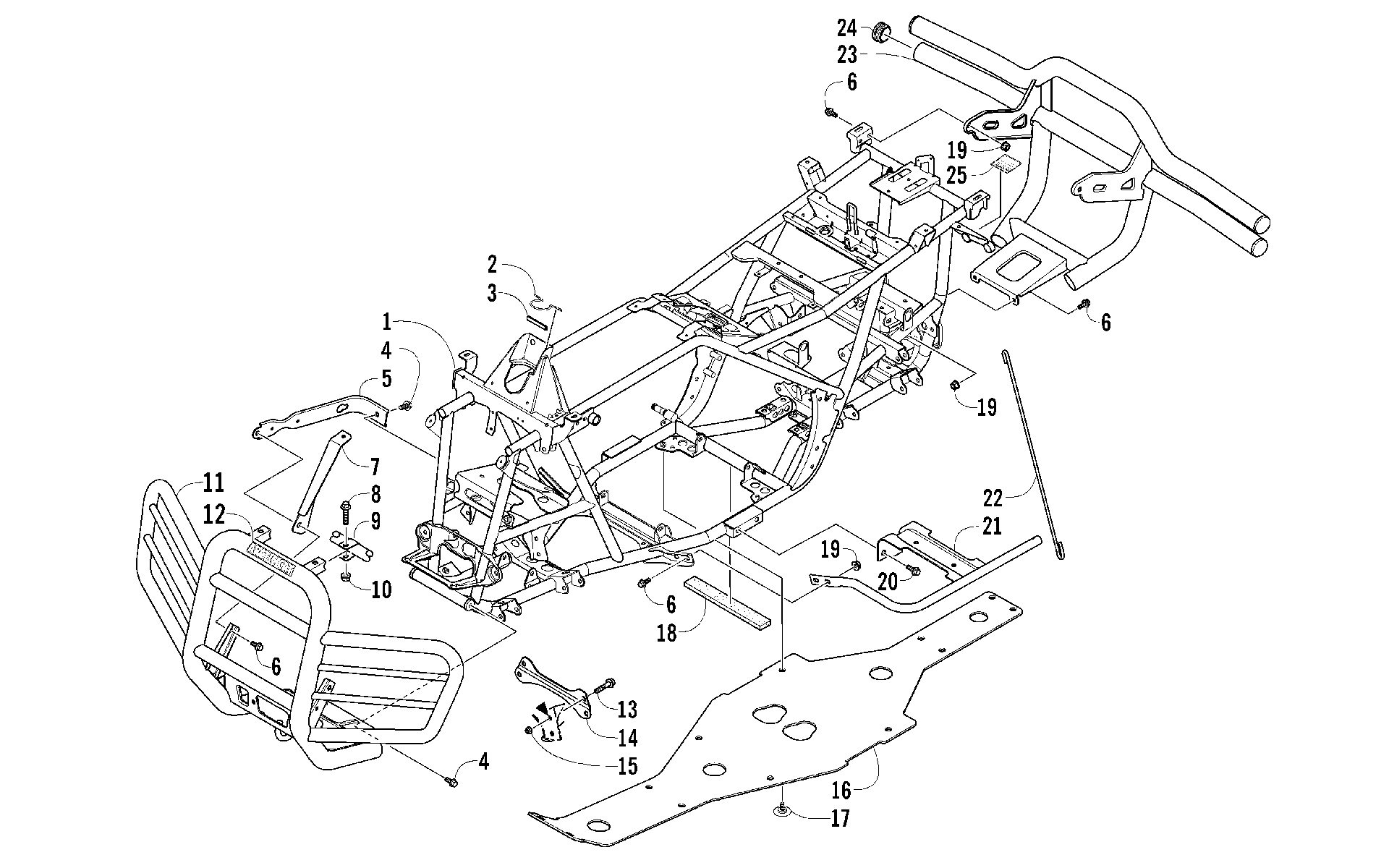Рама AND RELATED PARTS [97380]