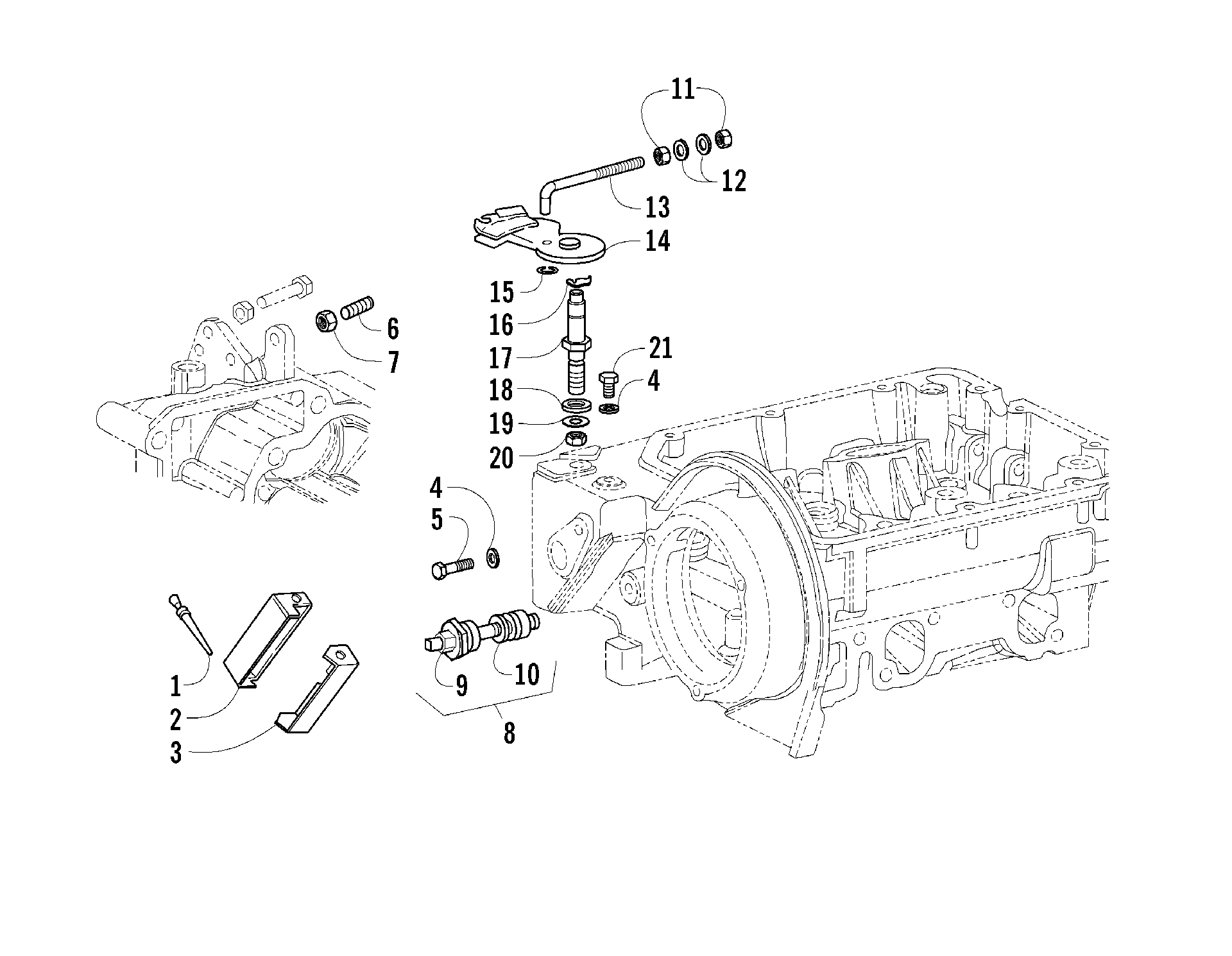 Дроссель CONTROL AND LOCKED TORQUE DEVICE ASSEMBLIES [92851]