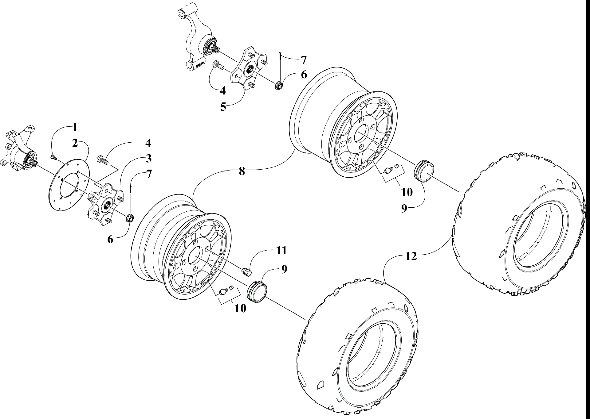Колесо AND TIRE ASSEMBLY [300578]