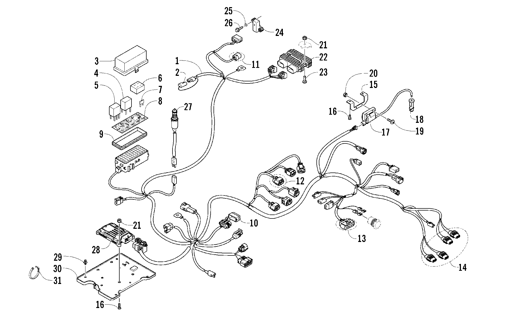 Жгут проводов ASSEMBLY [100257]
