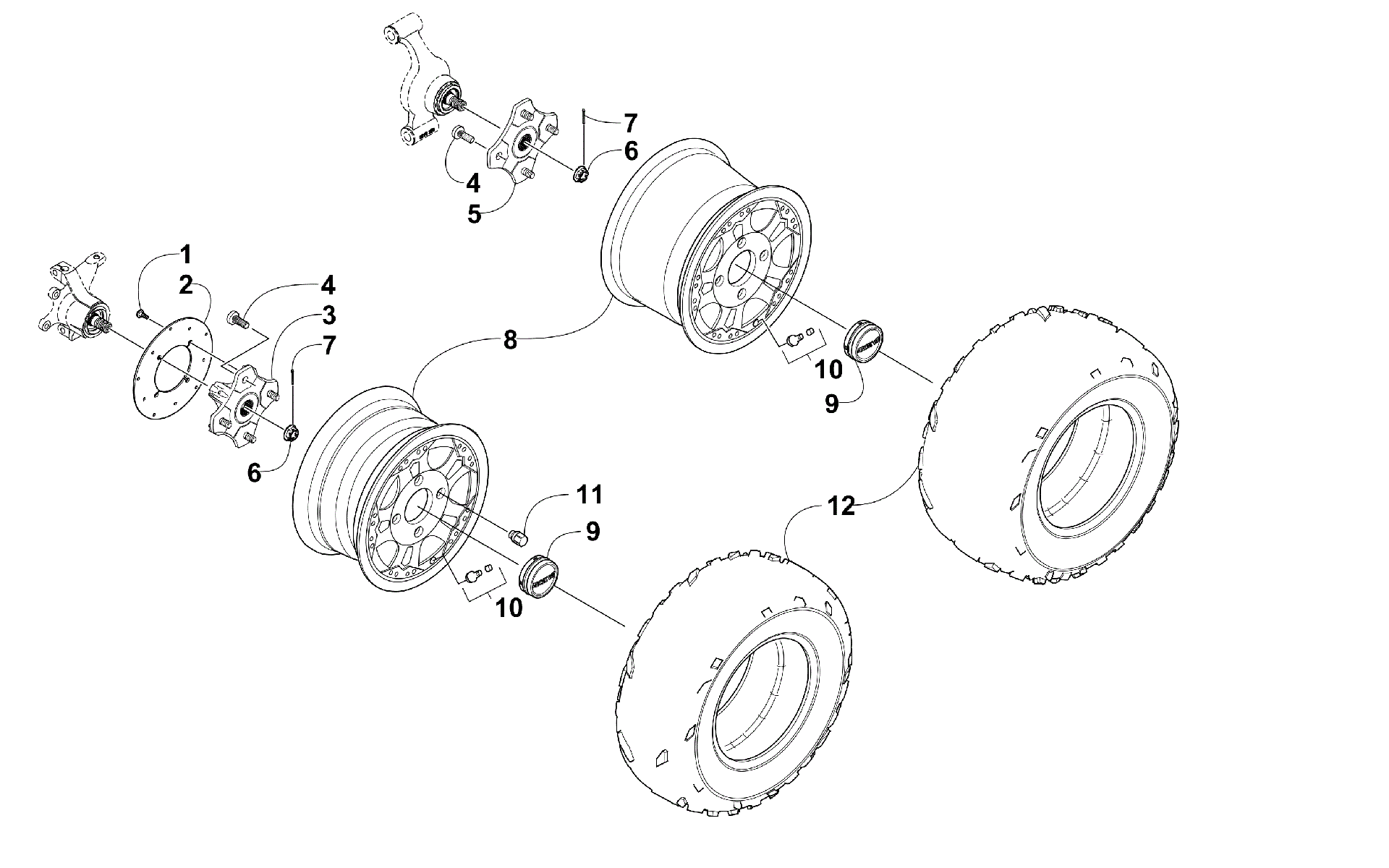 Колесо AND TIRE ASSEMBLY [97829]