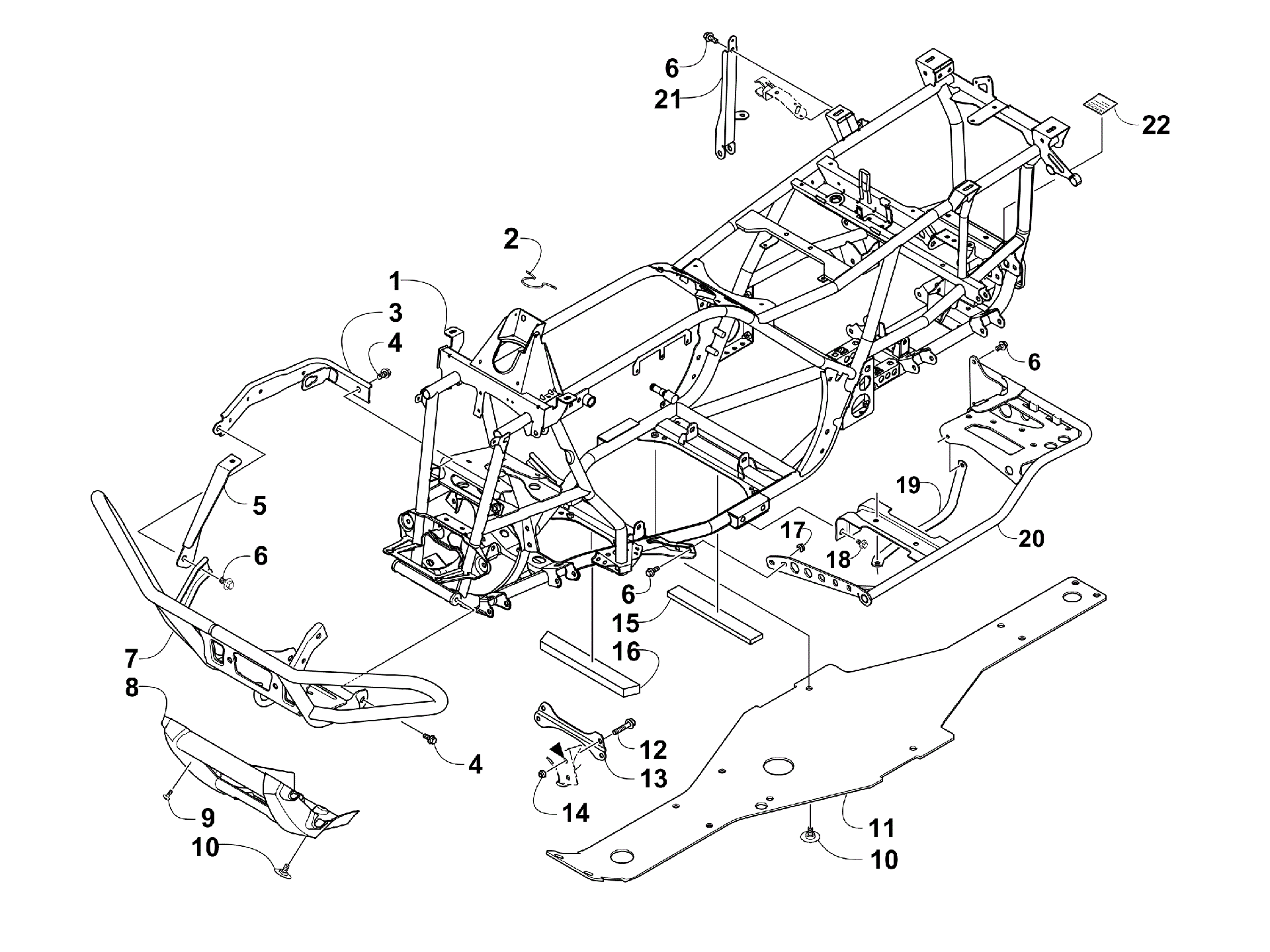 Рама AND RELATED PARTS [97704]