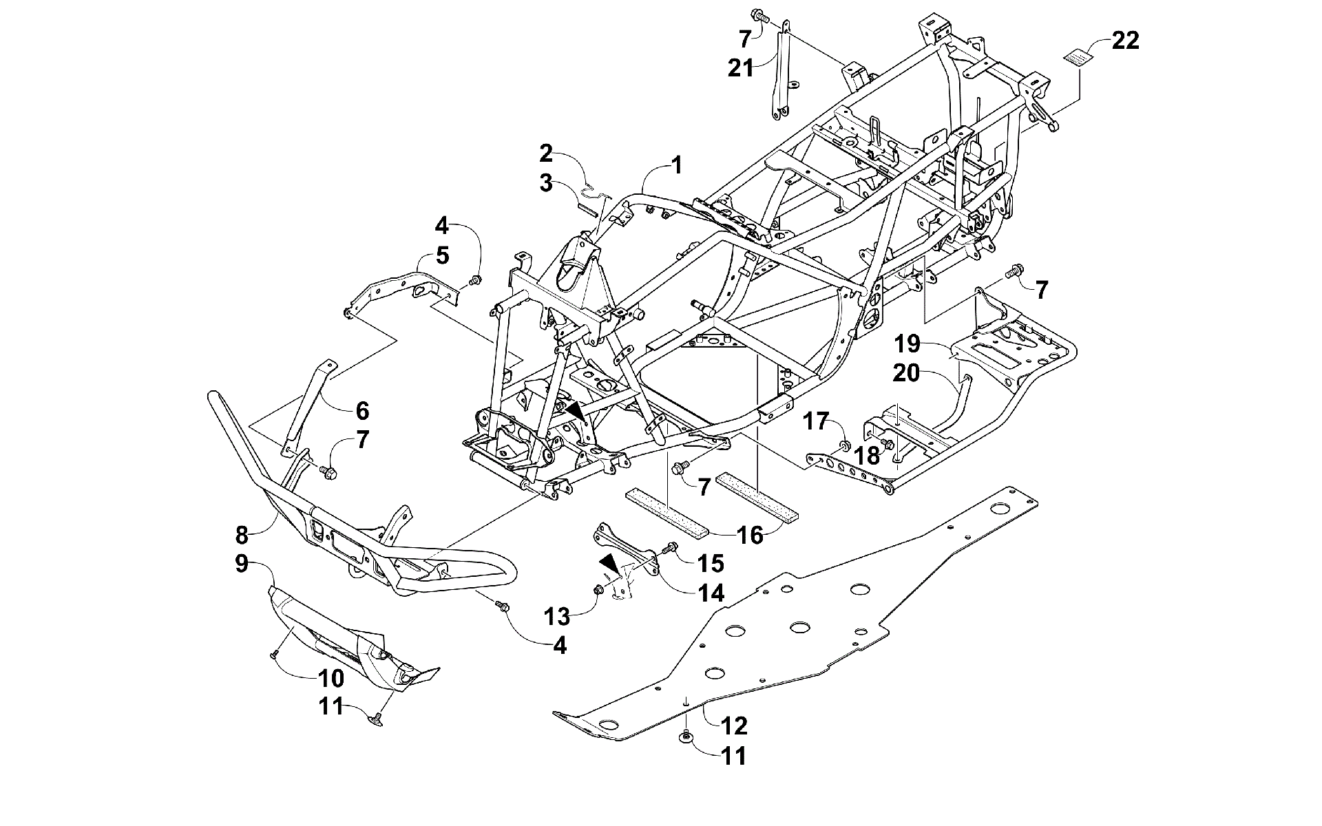 Рама AND RELATED PARTS [97612]