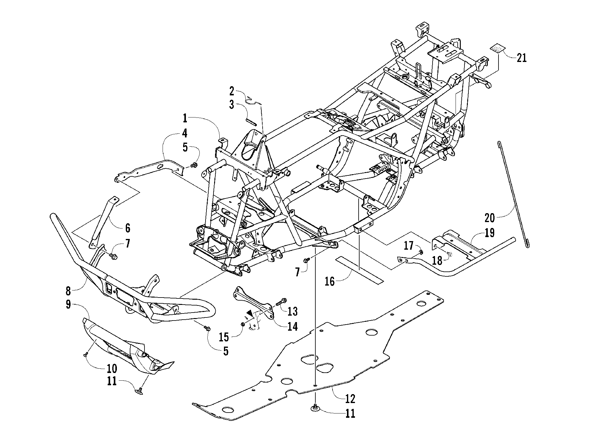 Рама AND RELATED PARTS [97360]