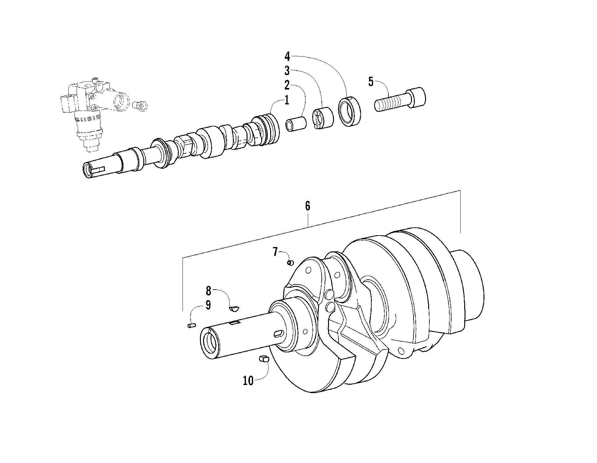 Коленчатый вал AND CAMSHAFT ASSEMBLIES [92847]