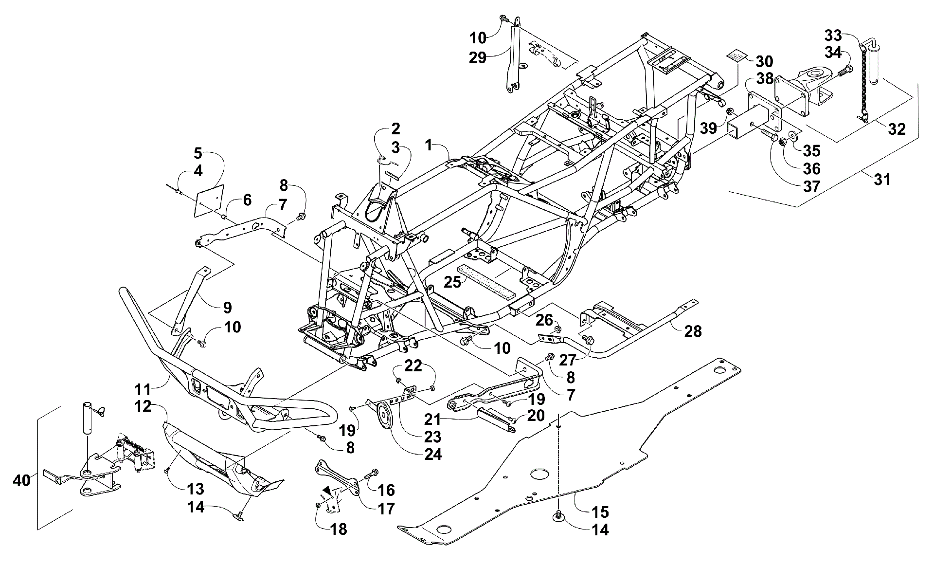 Рама AND RELATED PARTS [97592]