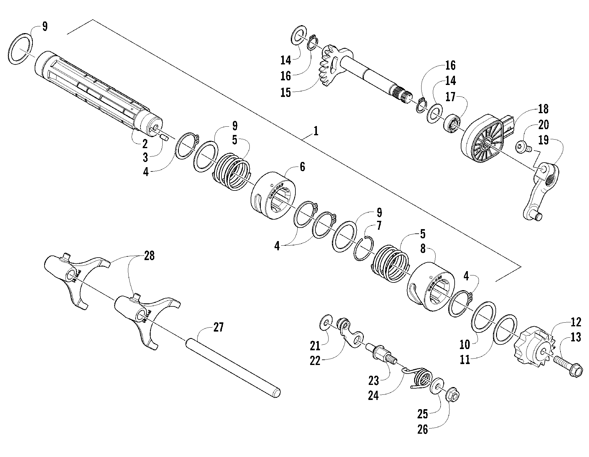 передача Shifting ASSEMBLY [94866]