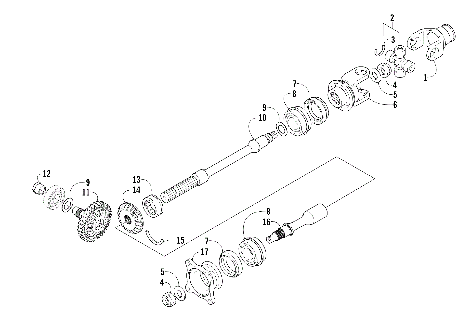 Secondary привод ASSEMBLY [94438]