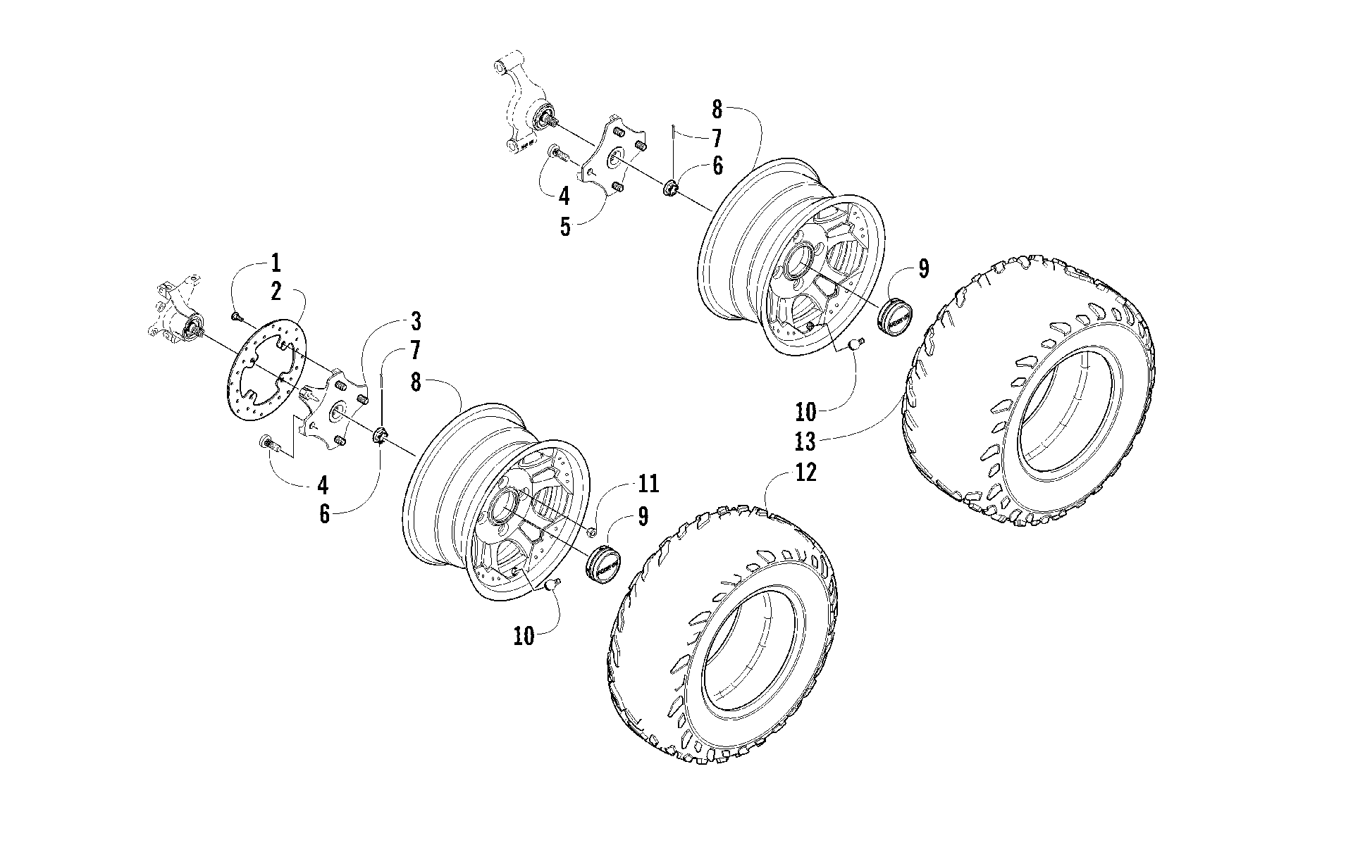 Колесо AND TIRE ASSEMBLY [96396]