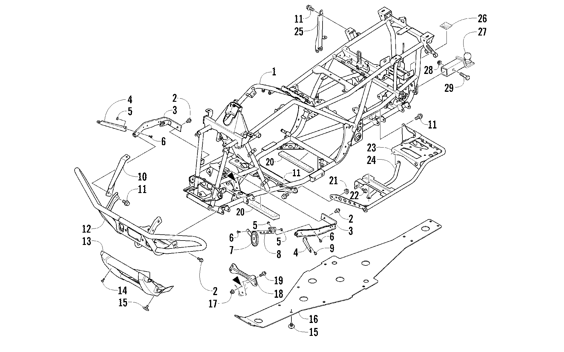 Рама AND RELATED PARTS [96175]