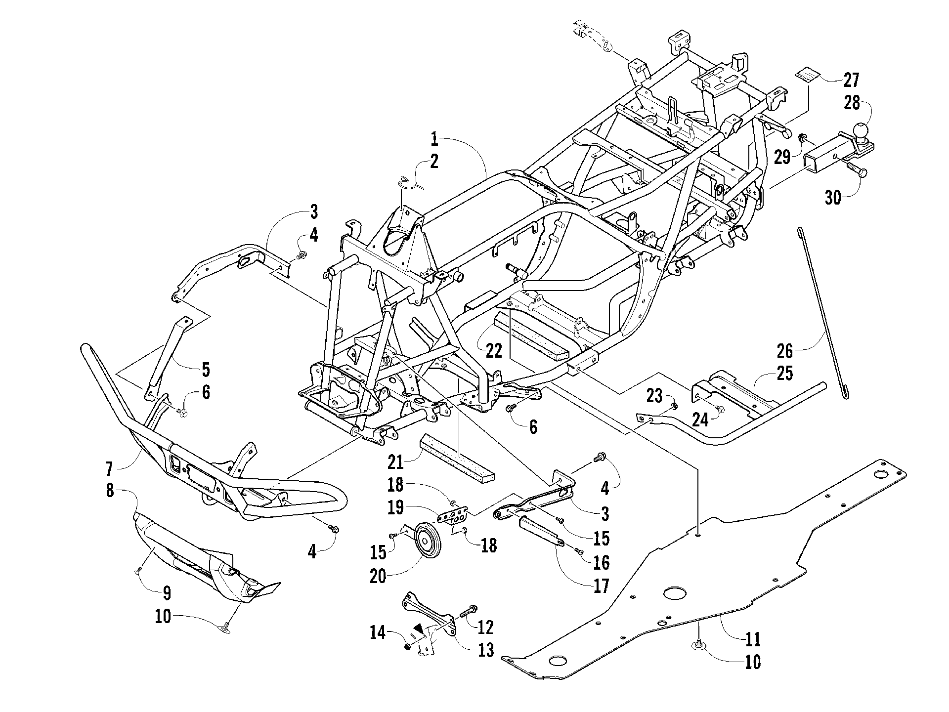 Рама AND RELATED PARTS [96151]