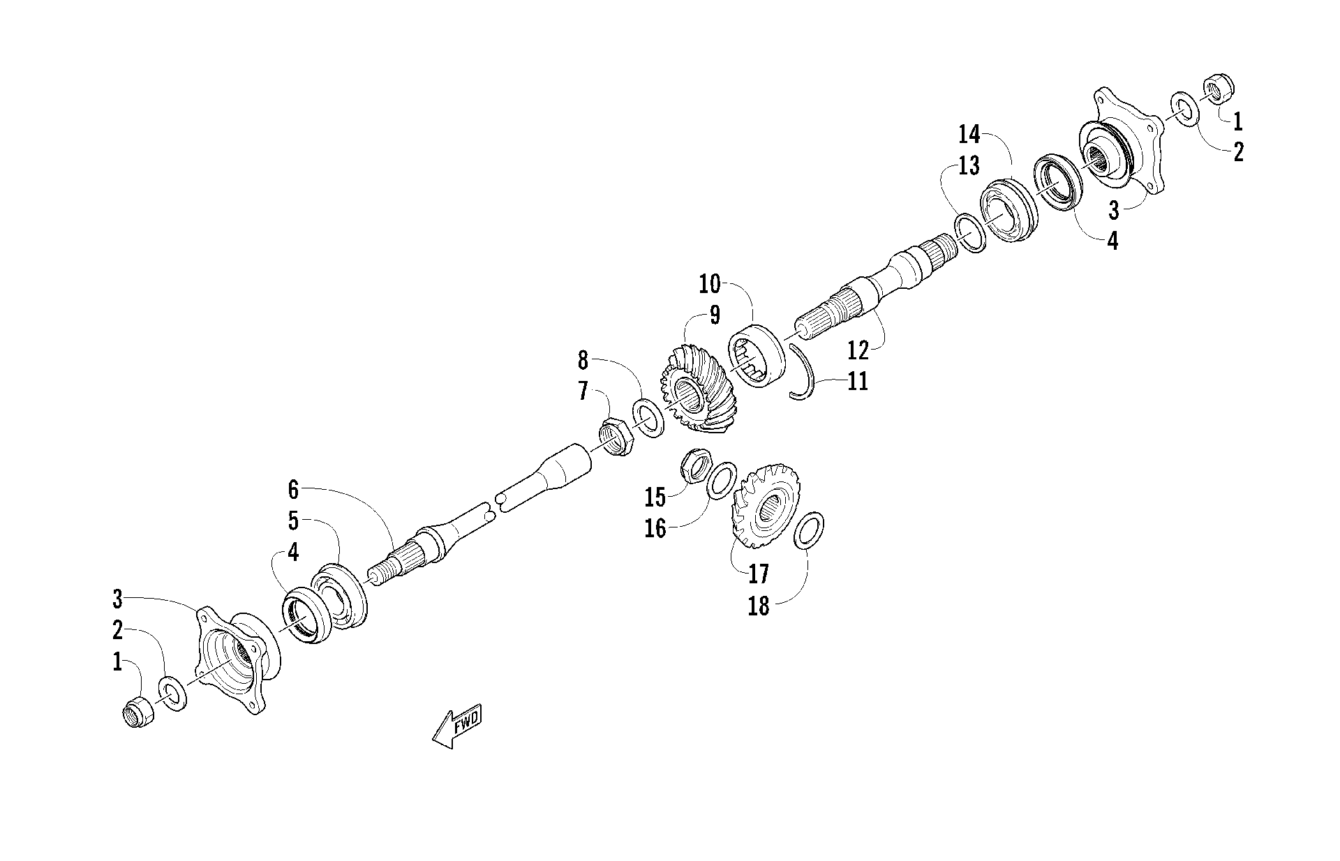 Secondary привод ASSEMBLY [92892]