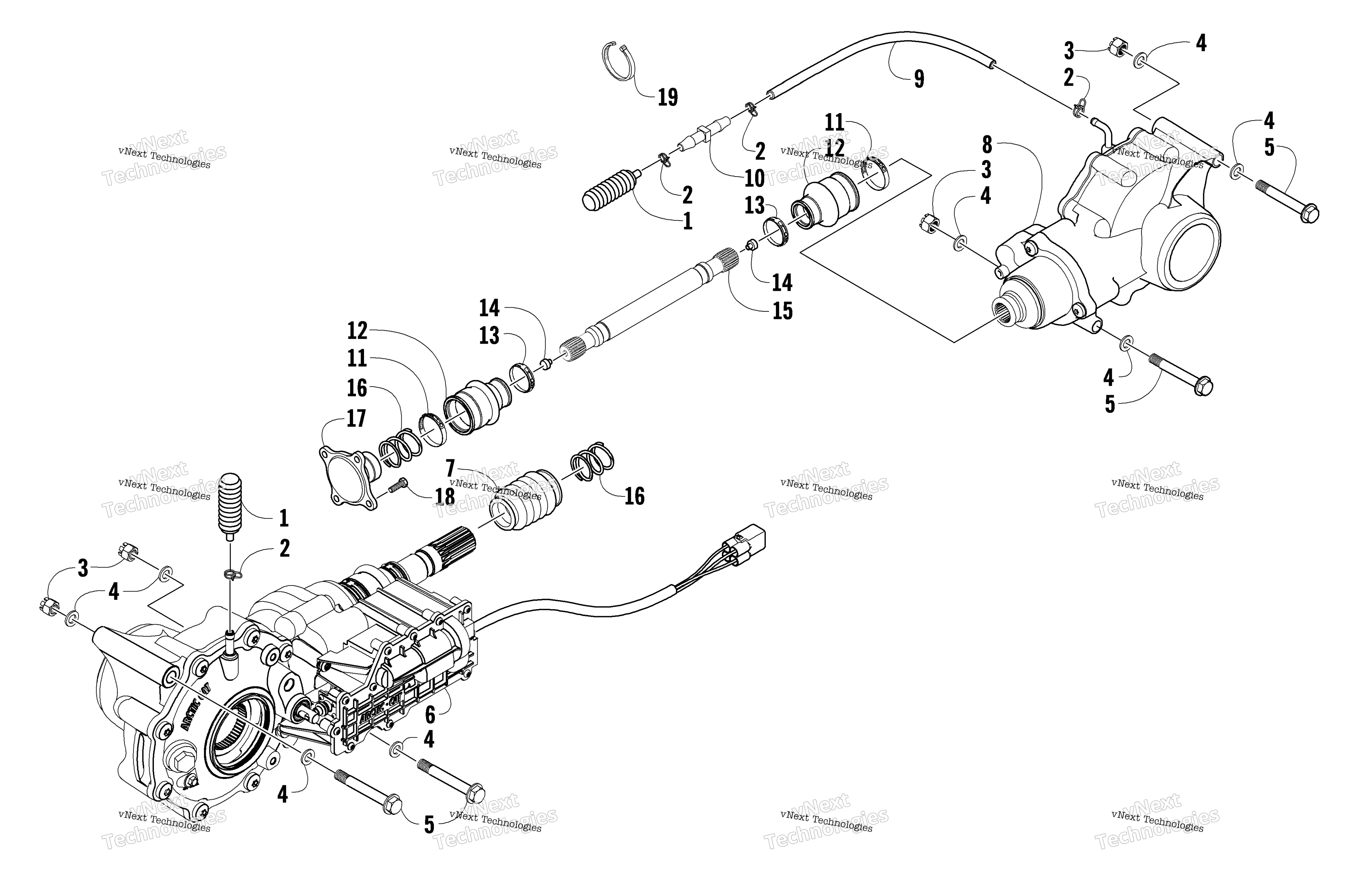 Привод Train Assembly