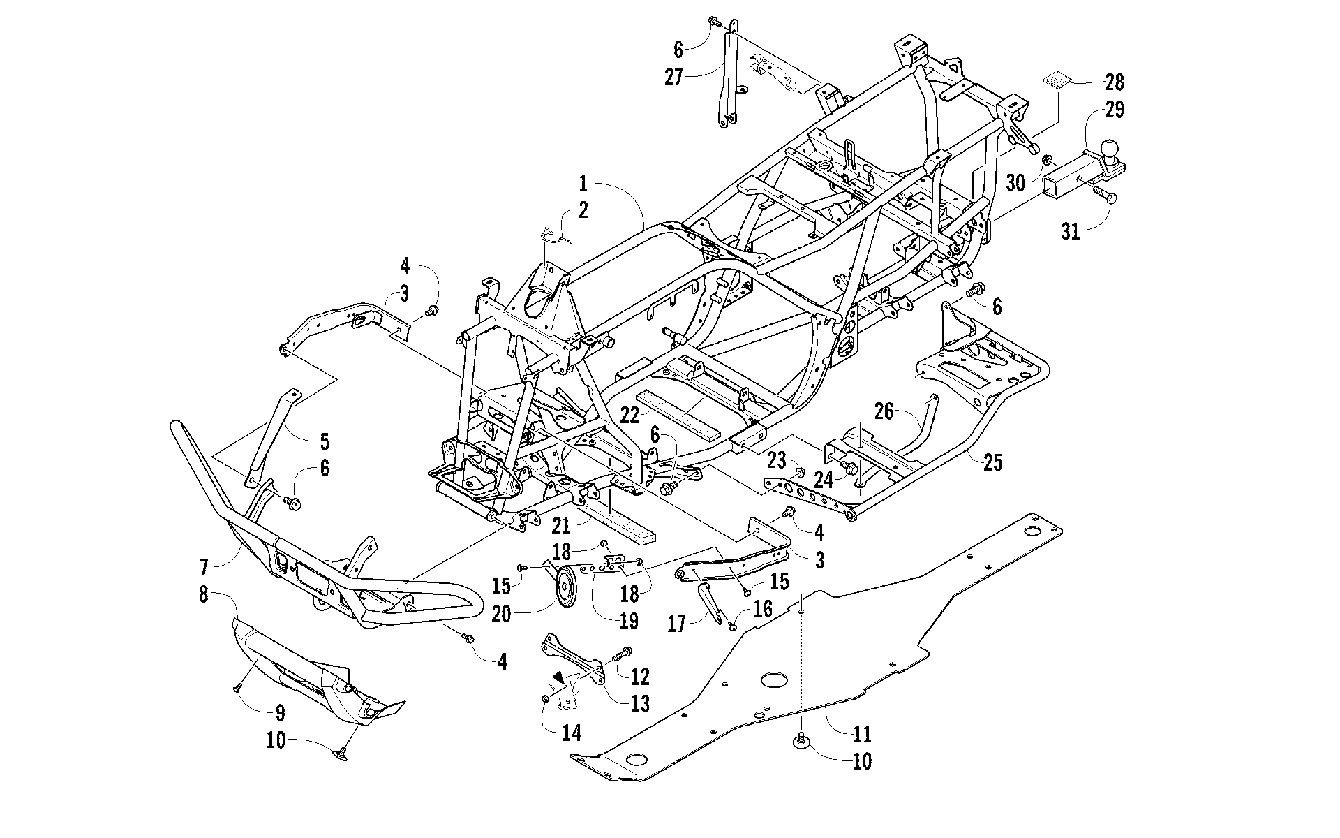 Рама AND RELATED PARTS [96167]
