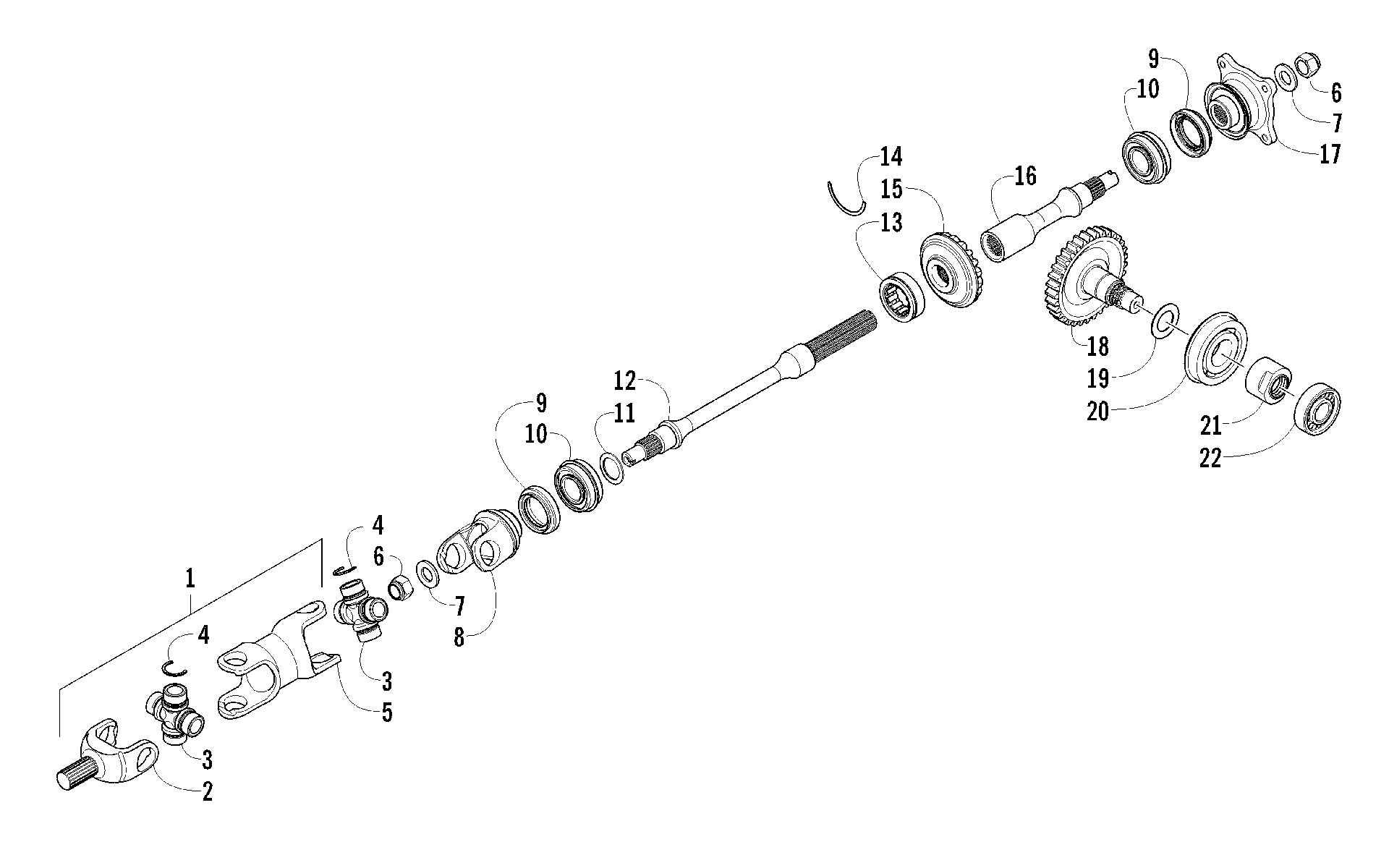 Secondary привод ASSEMBLY [93658]