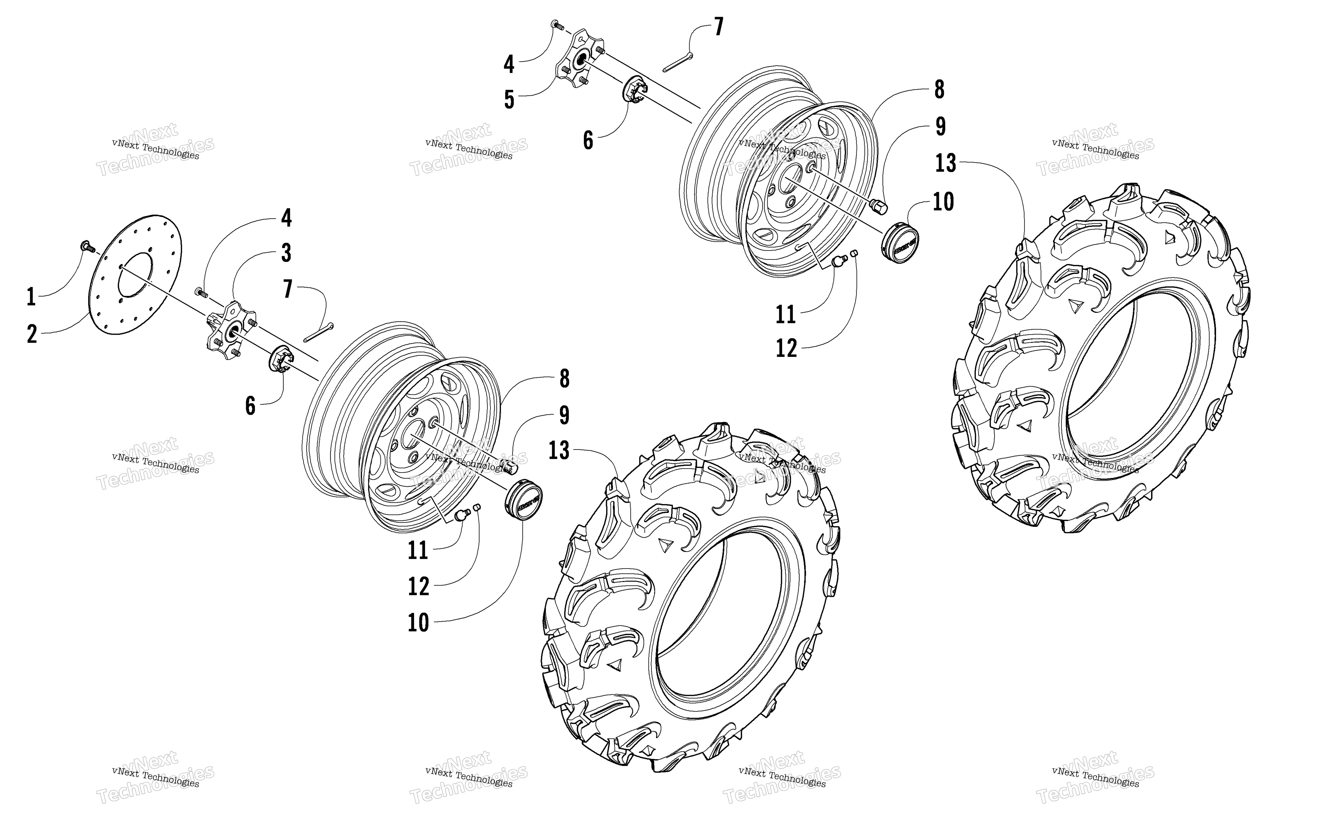 Колесо And Tire Assembly