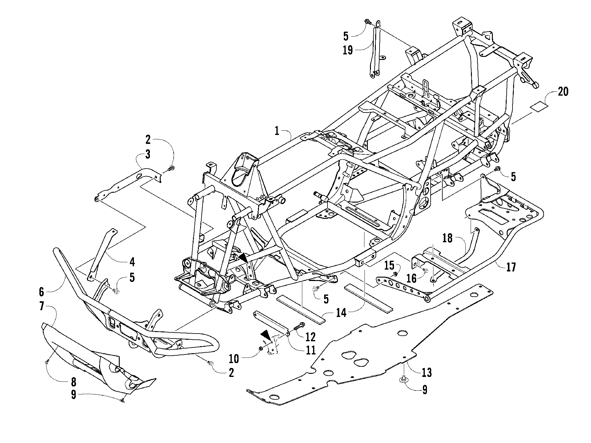 Рама AND RELATED PARTS [92010]