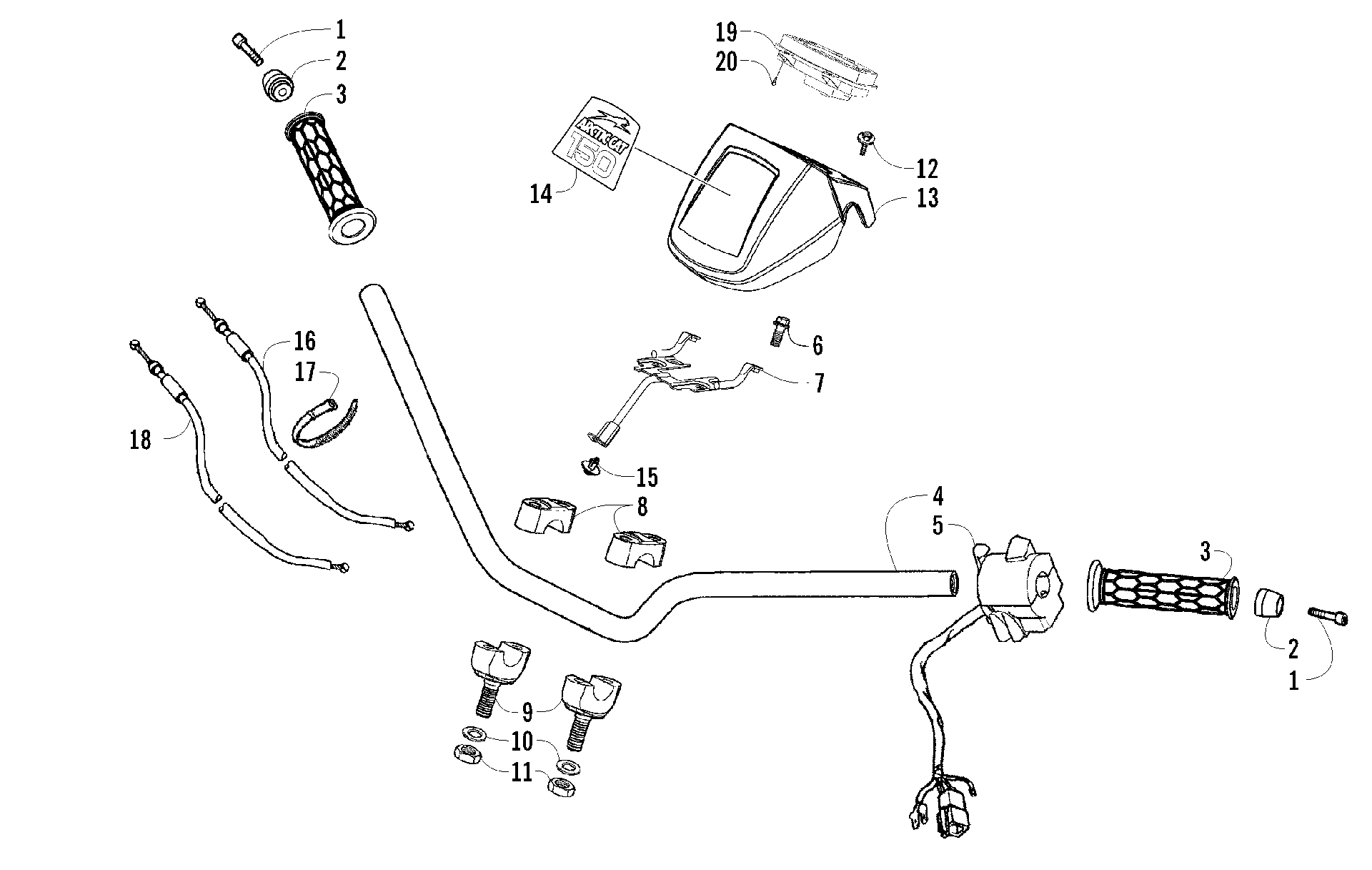 Руль AND CONTROLS ASSEMBLY [89371]