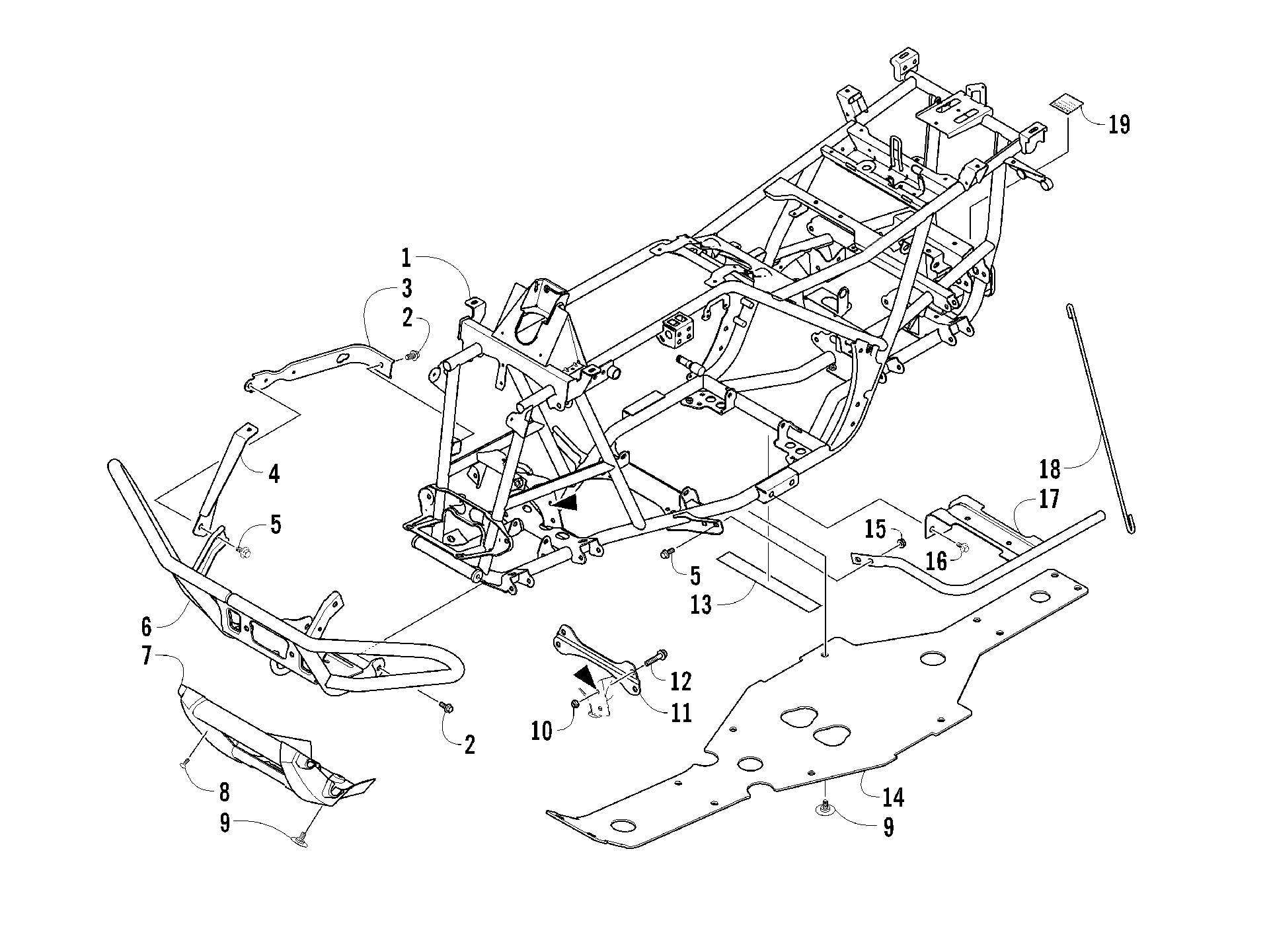 Рама AND RELATED PARTS [93392]