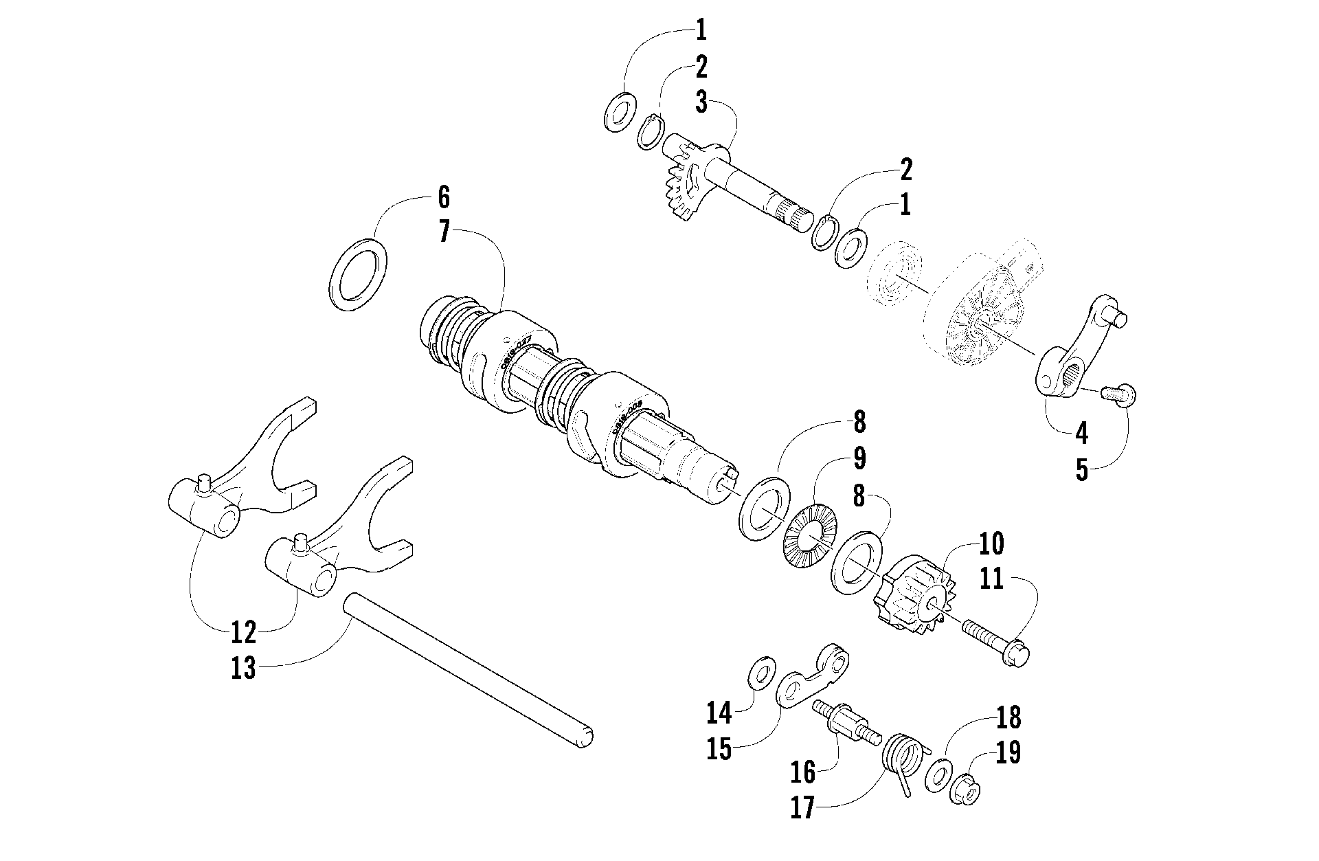передача Shifting ASSEMBLY [92314]