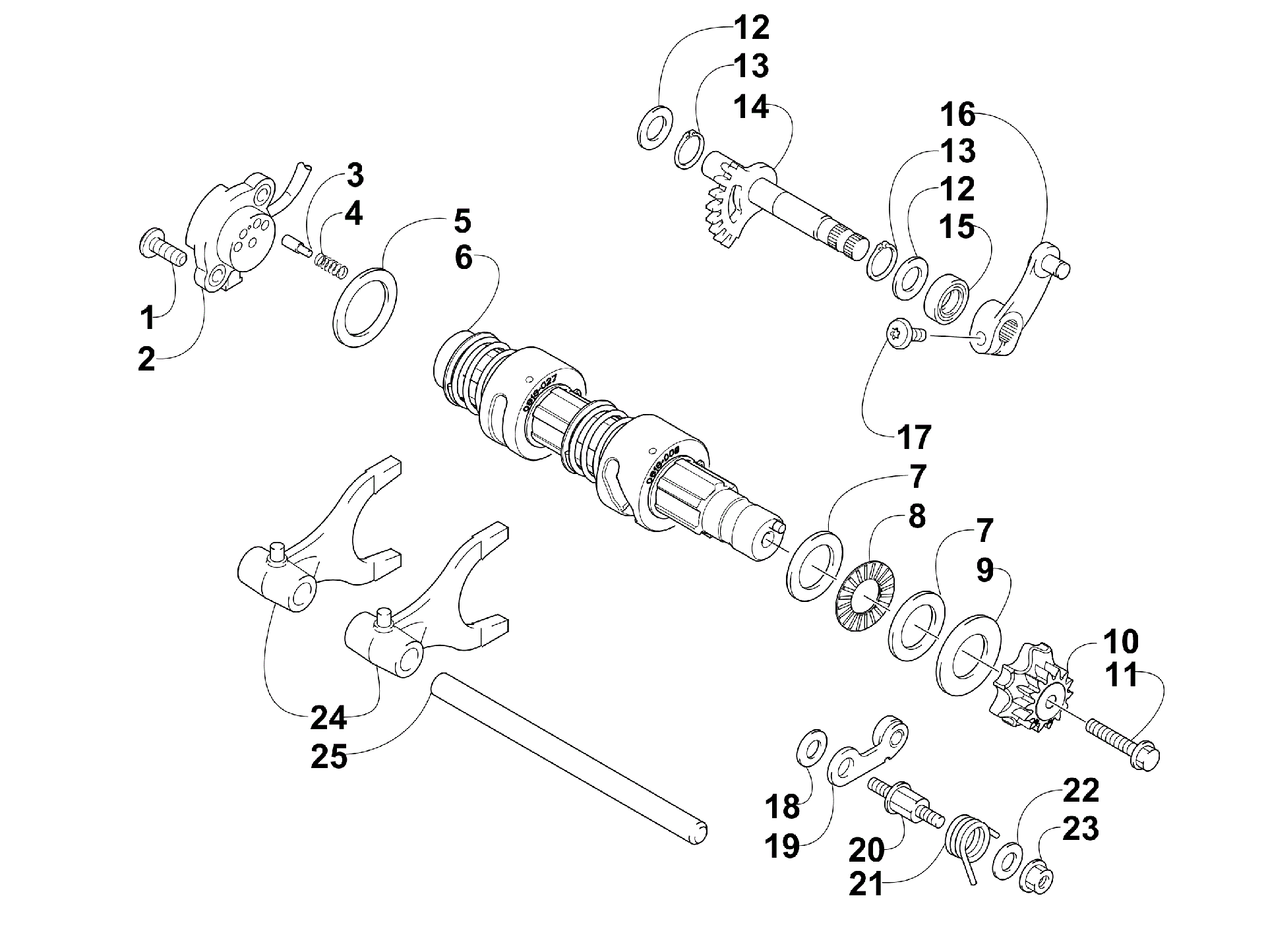 передача Shifting ASSEMBLY [300863]