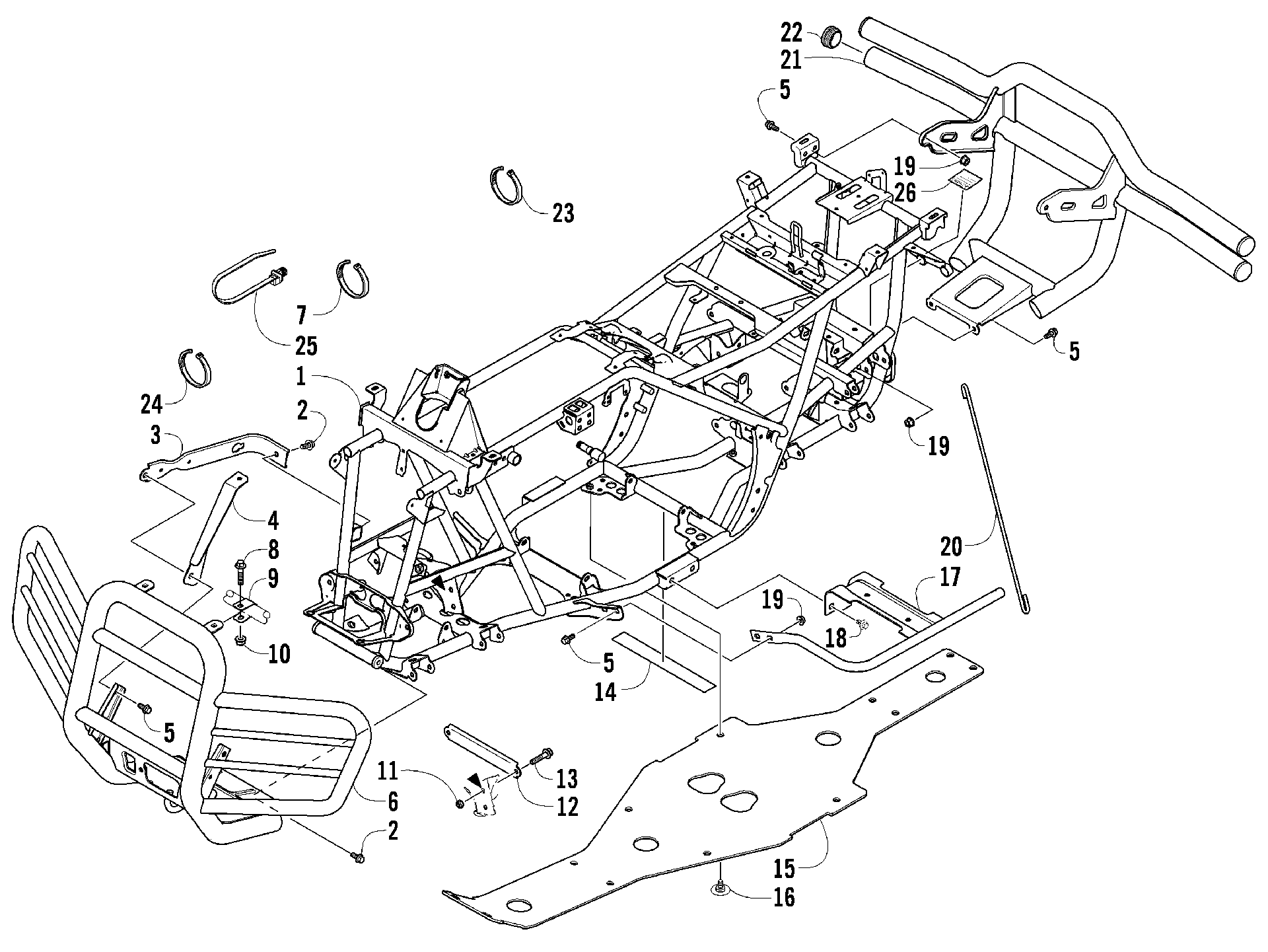 Рама AND RELATED PARTS [90619]