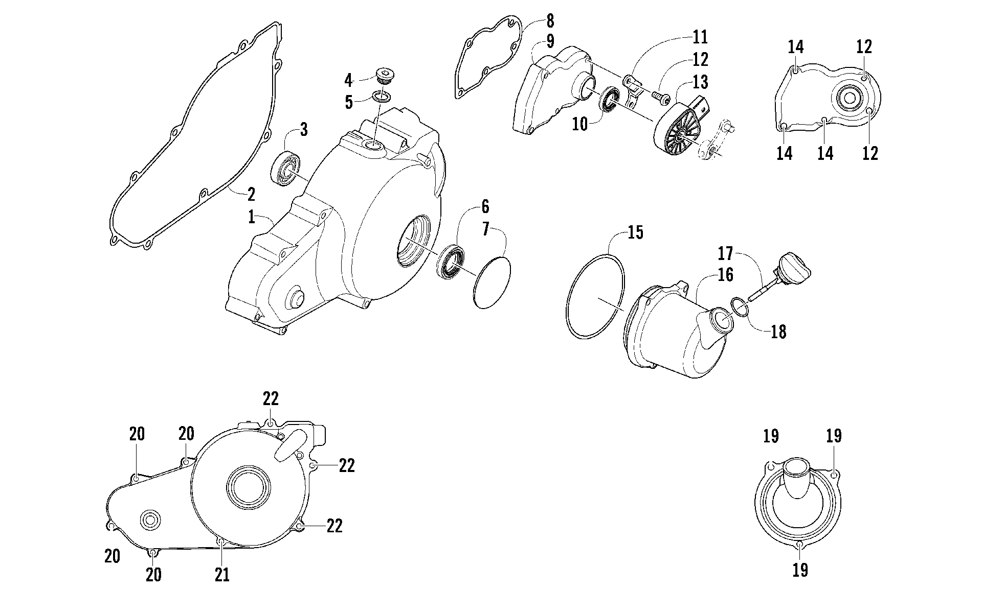 Магнето SIDE ENGINE COVERS [92316]
