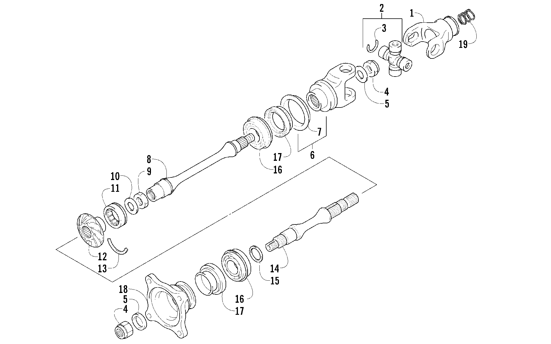 Secondary привод ASSEMBLY [89028]