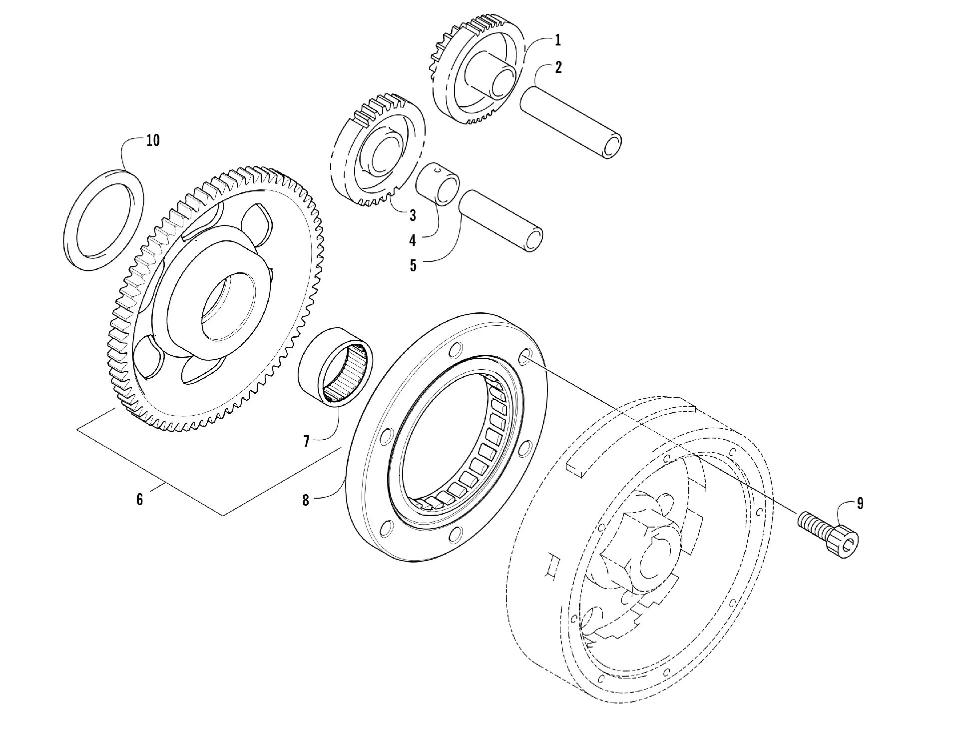 Сцепление стартера ASSEMBLY [300126]