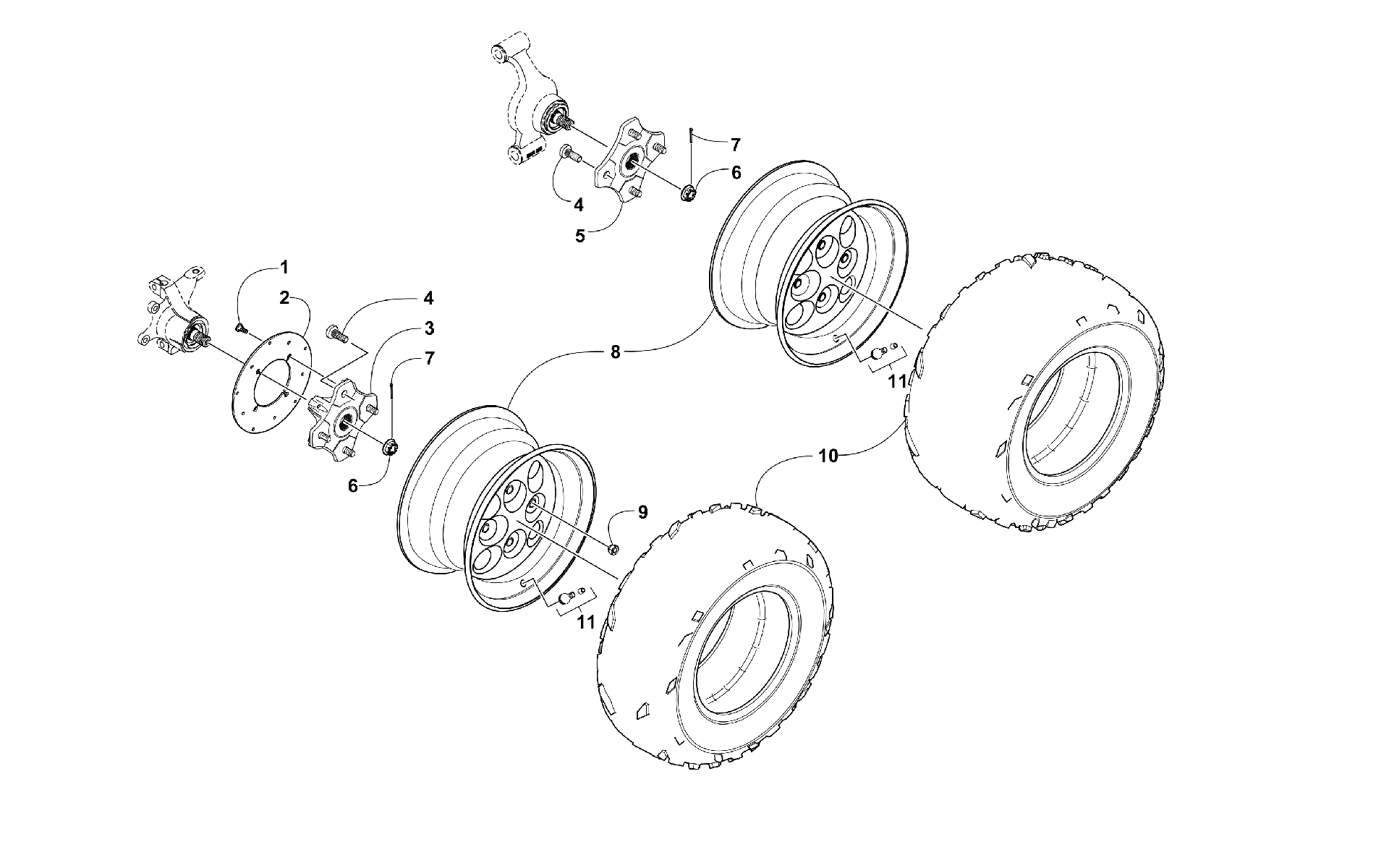 Колесо AND TIRE ASSEMBLY [91969]
