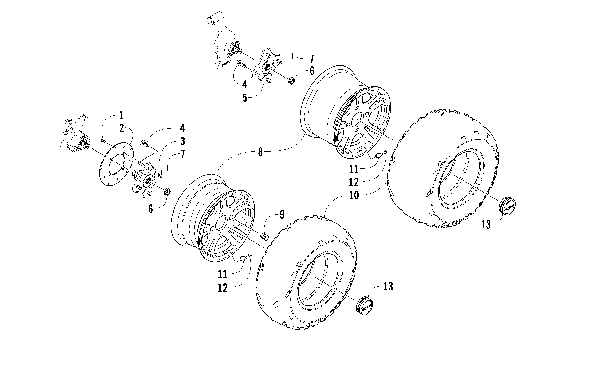 Колесо AND TIRE ASSEMBLY [92004]