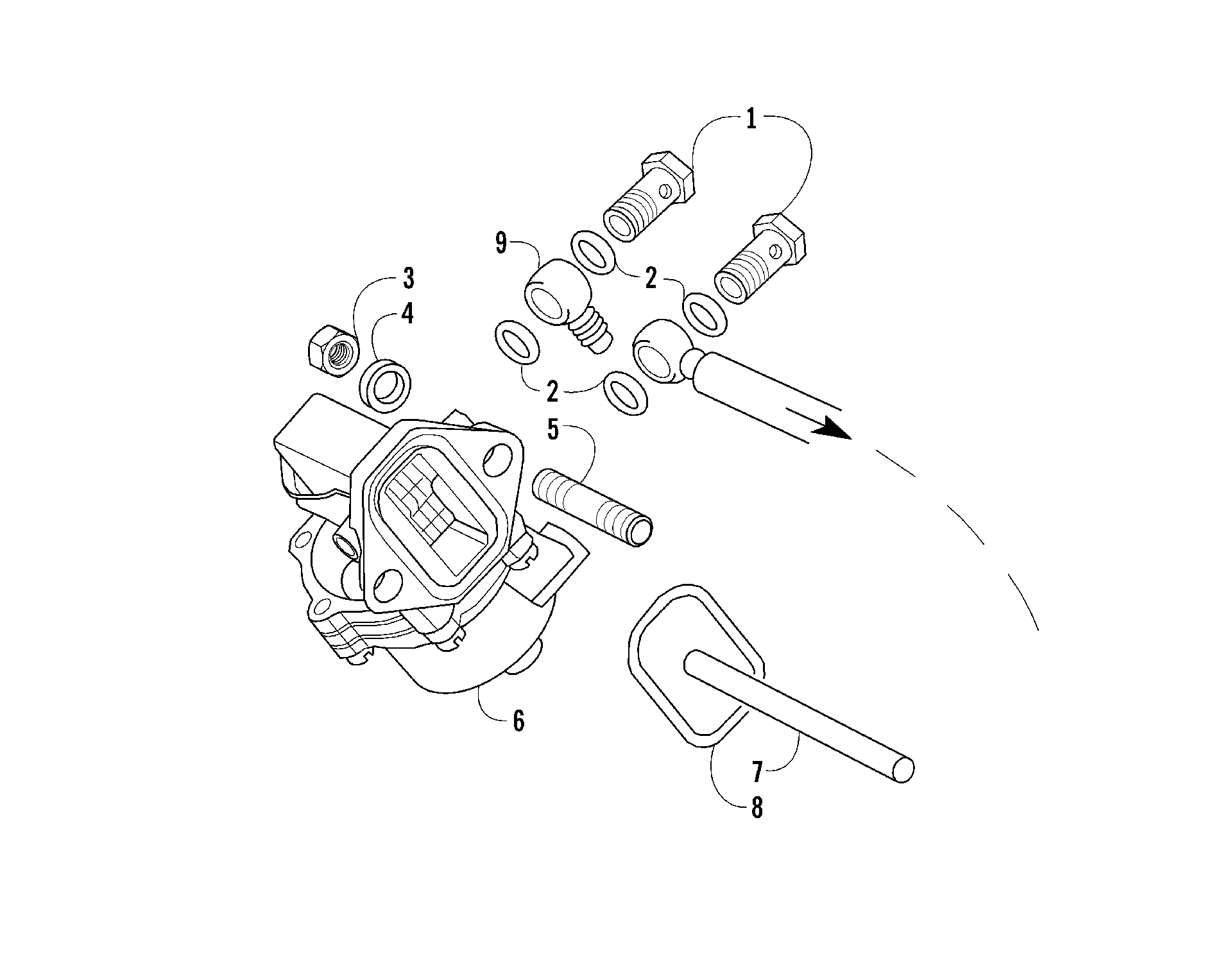 топливный FEED насос и PUSH стержень ASSEMBLIES [87155]