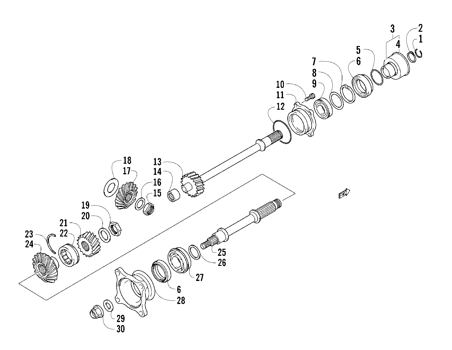 Secondary привод ASSEMBLY [87576]
