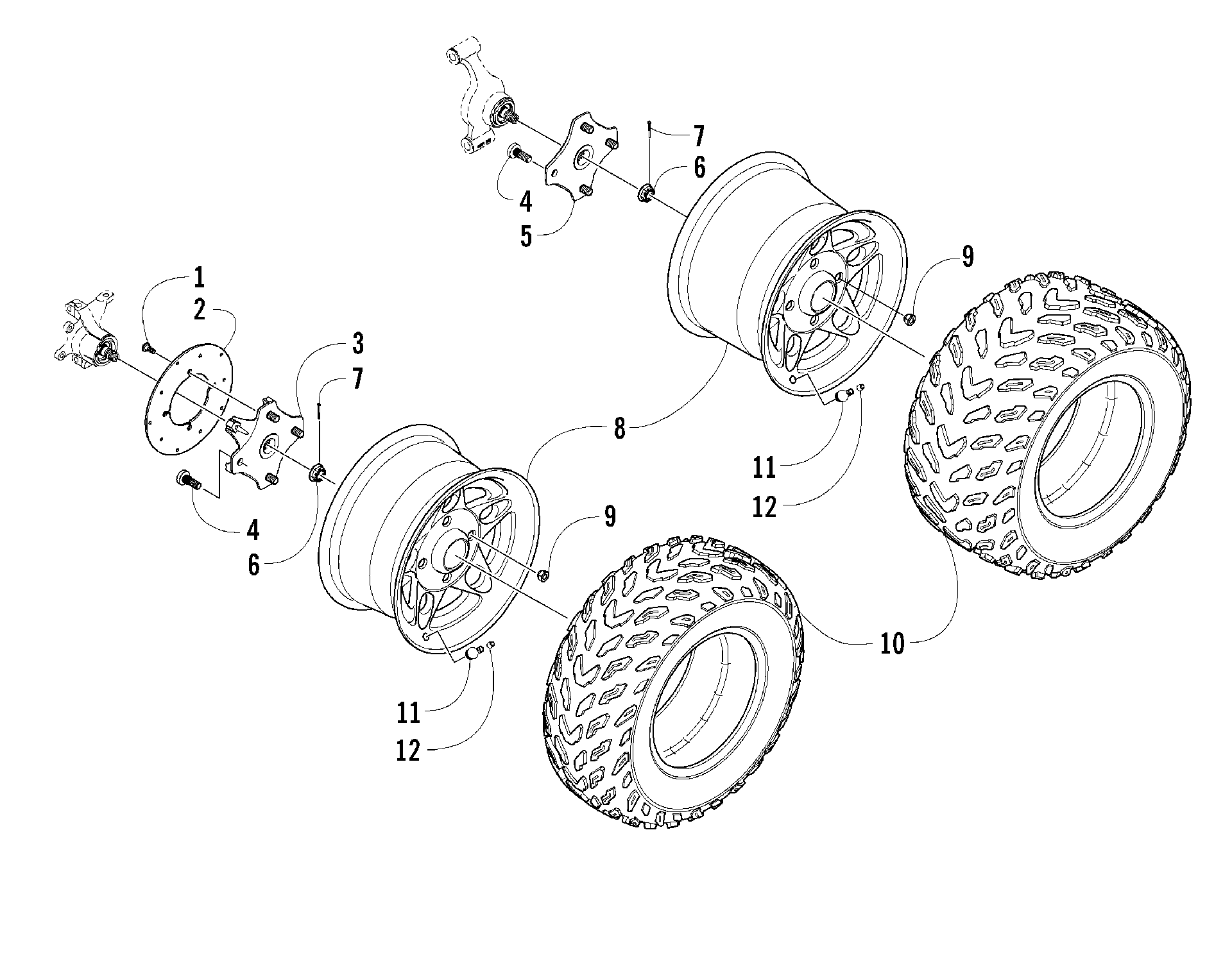 Колесо AND TIRE ASSEMBLY (LE) [88889]