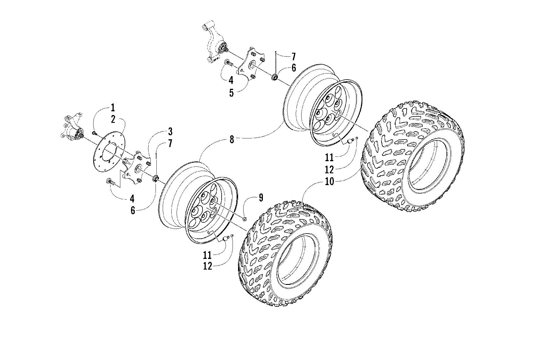 Колесо AND TIRE ASSEMBLY [87409]