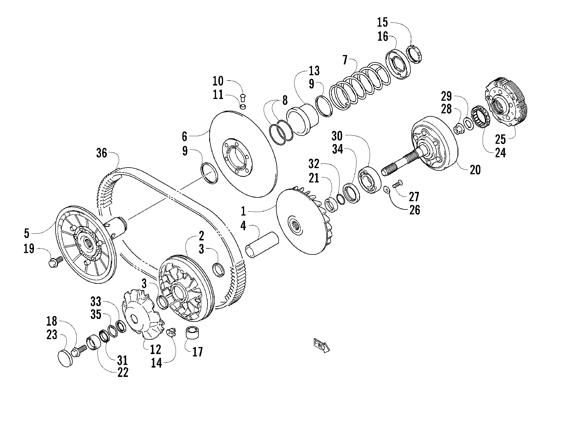 Трансмиссия ASSEMBLY [85581]