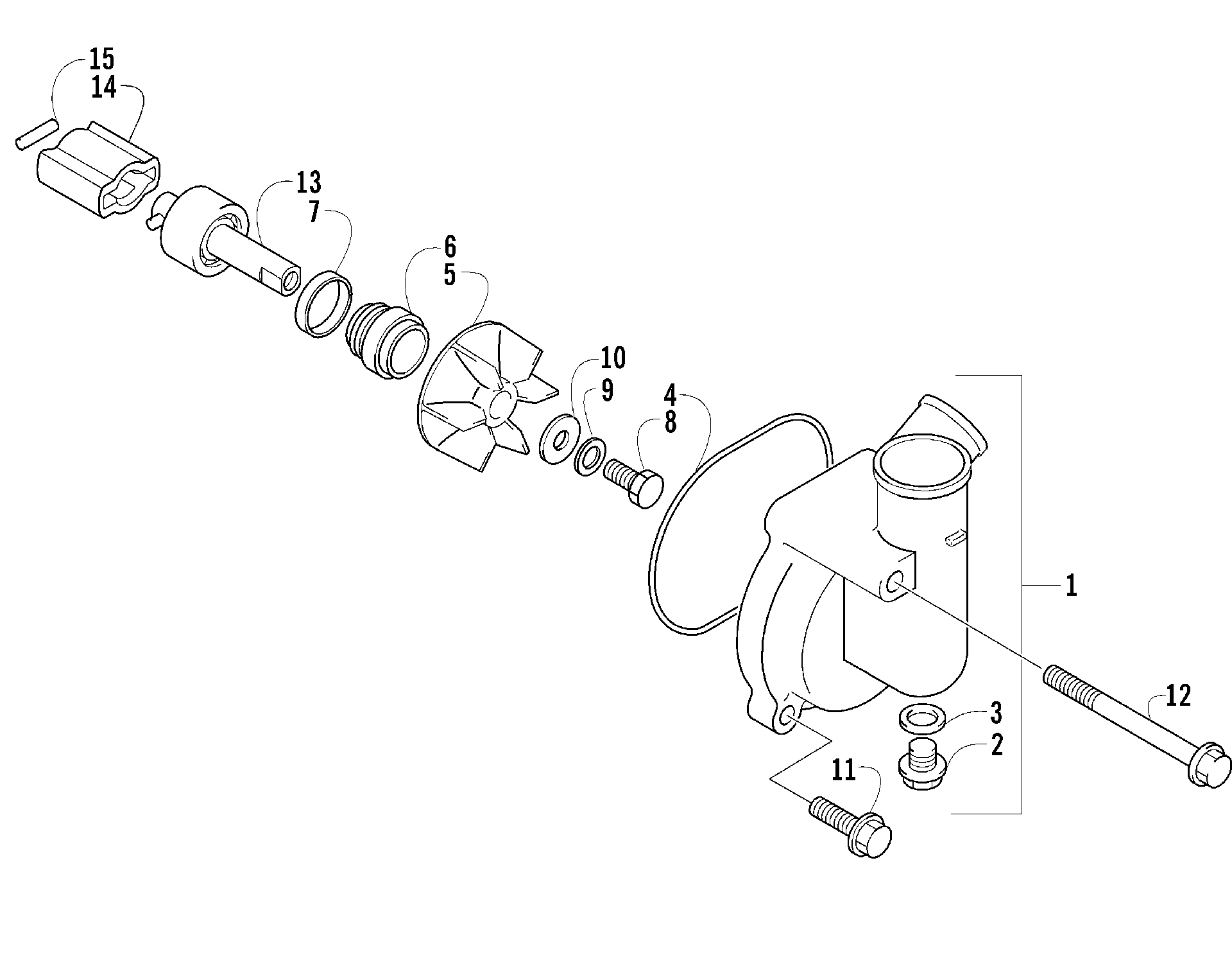 Водяная помпа ASSEMBLY [89024]
