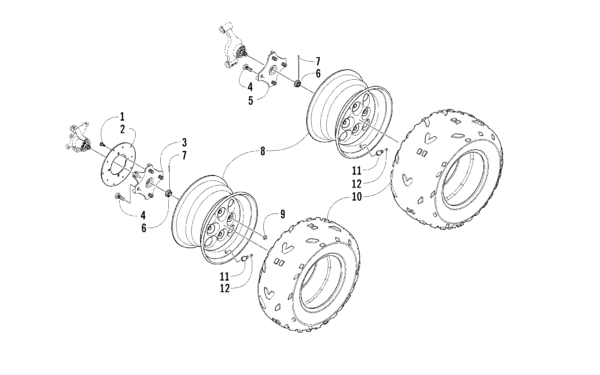 Колесо AND TIRE ASSEMBLY [88010]
