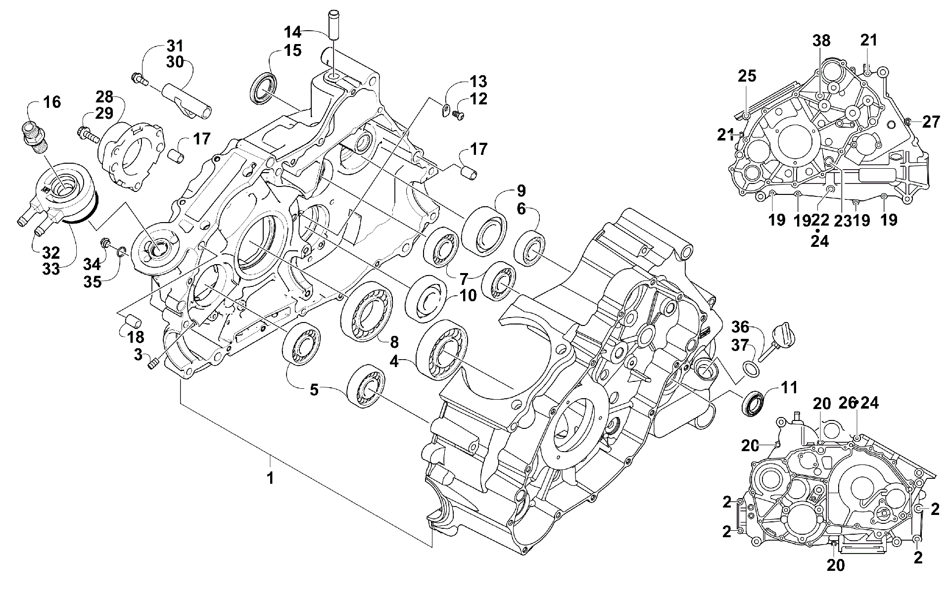Картер ASSEMBLY (VIN: 4UF07ATV47T237701 up to 4UF07ATV97T270001) [300835]