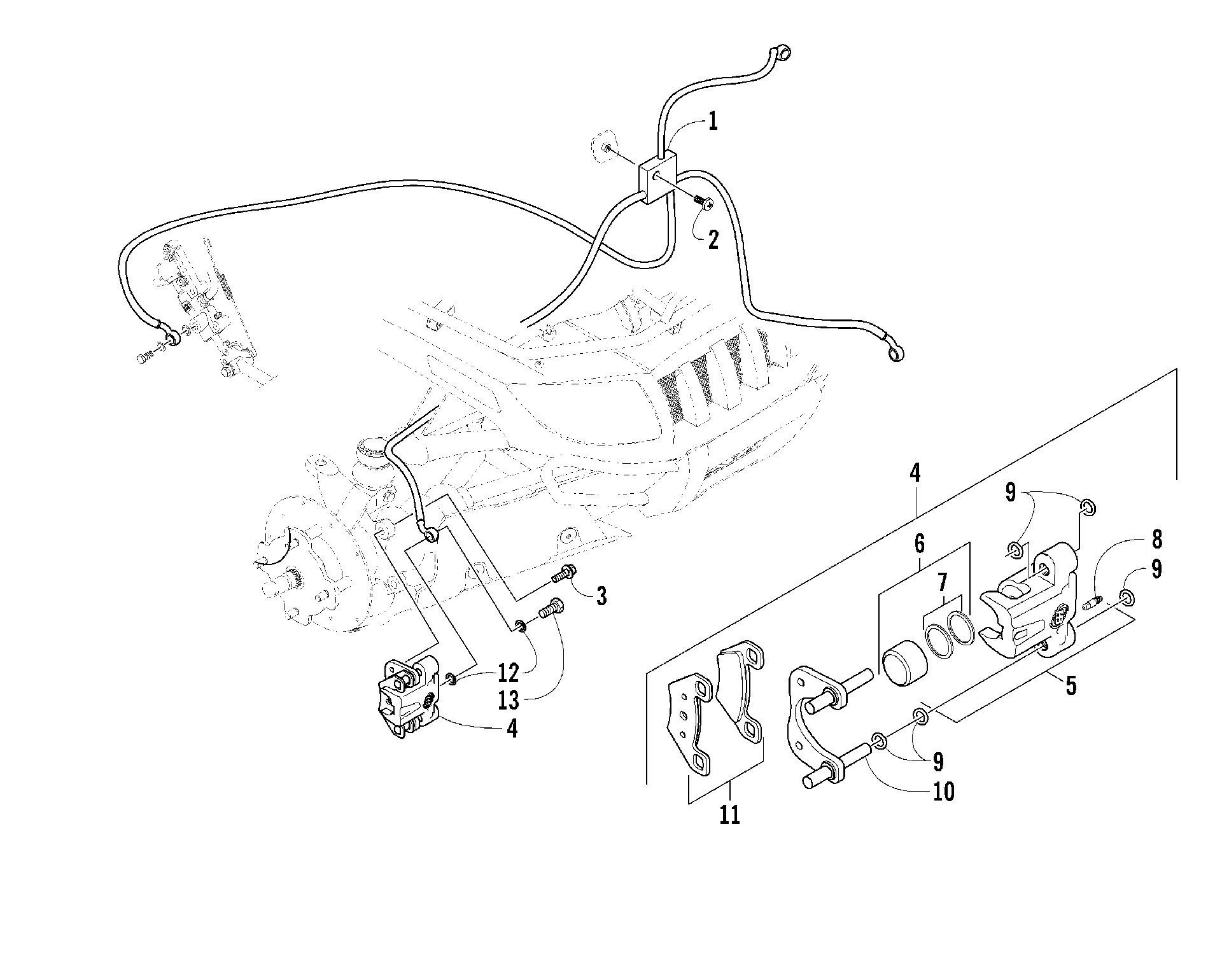 Hydraulic тормоз ASSEMBLY [85600]