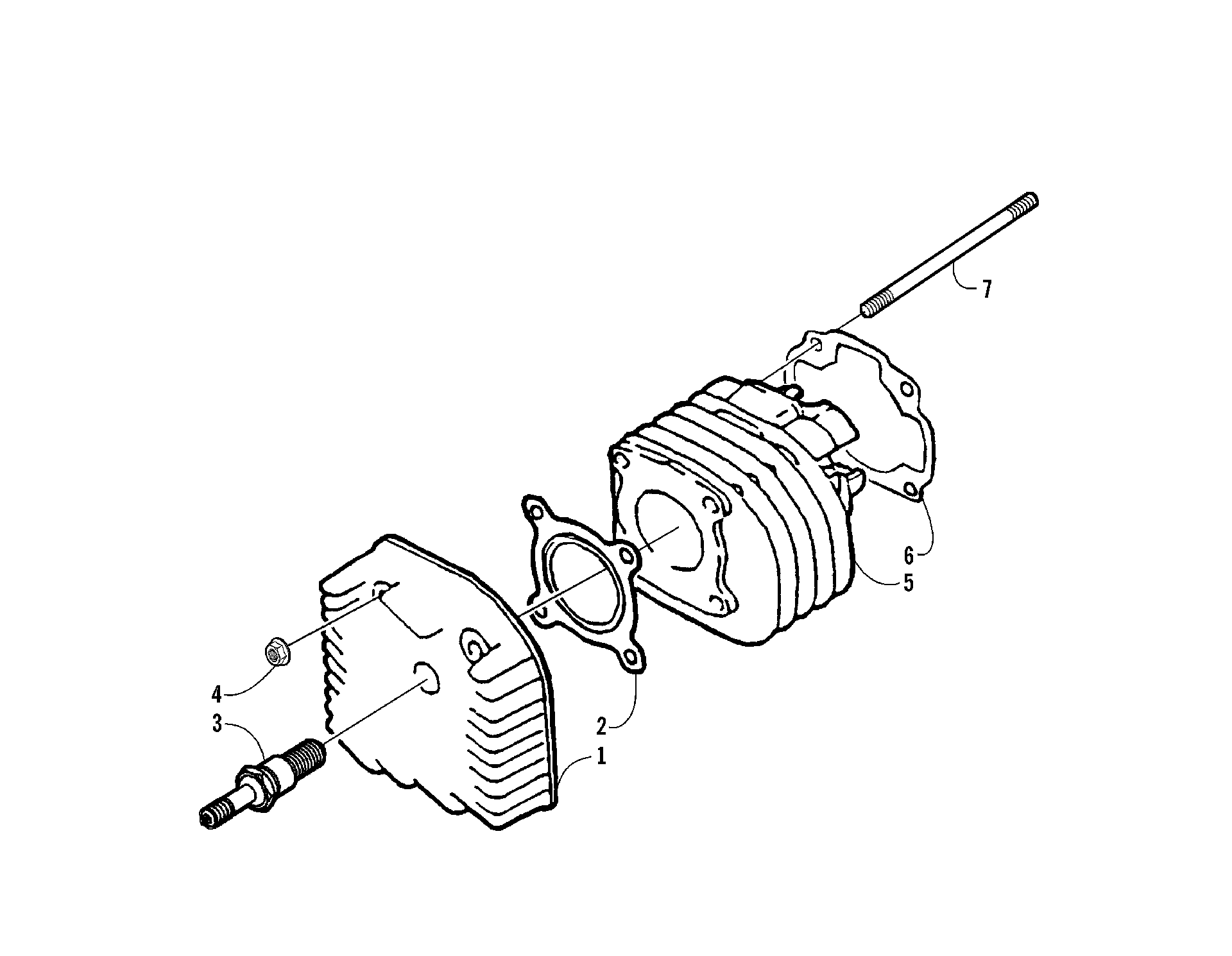 Цилиндр AND HEAD ASSEMBLY [78570]