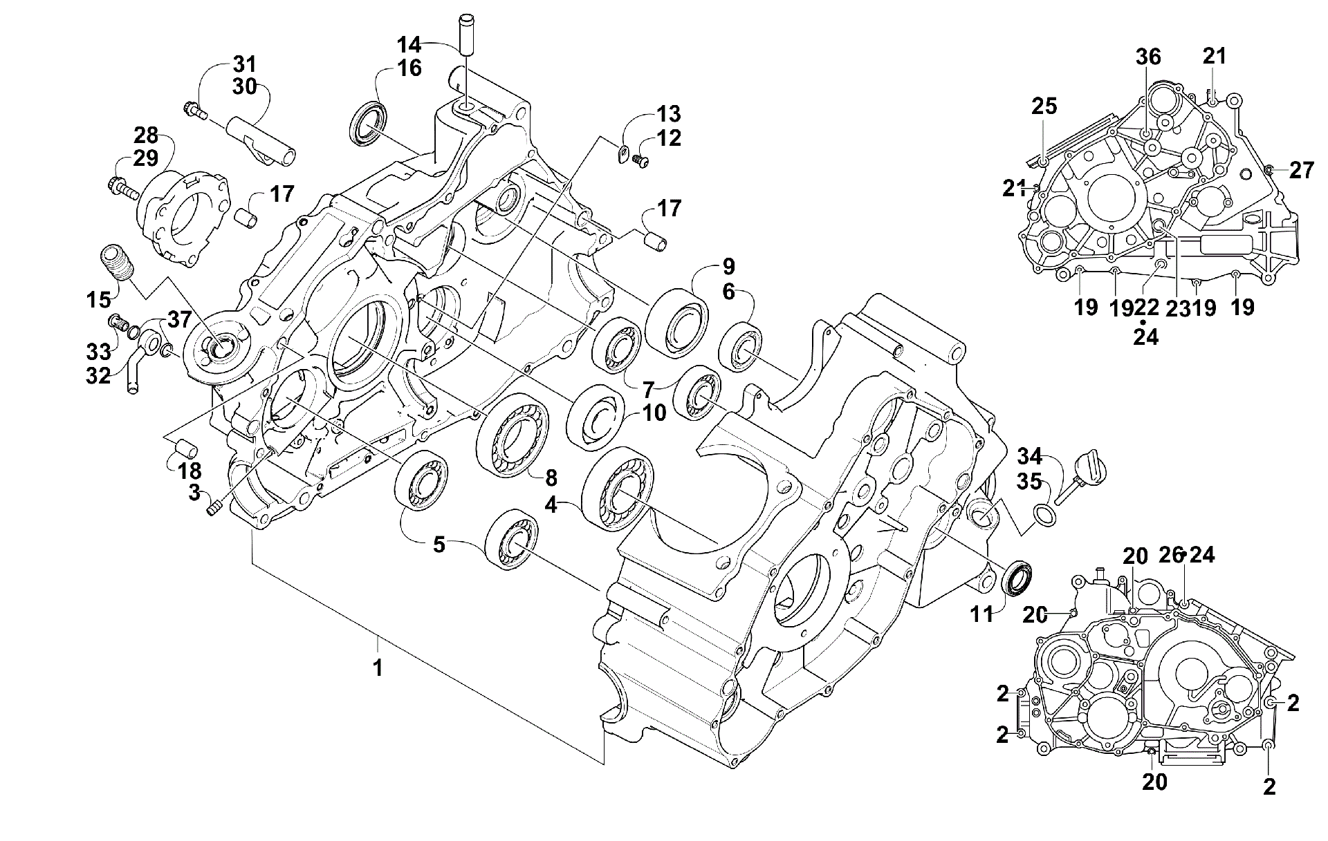 Картер ASSEMBLY (Up to VIN: 4UF07MPV77T305713)[85983]