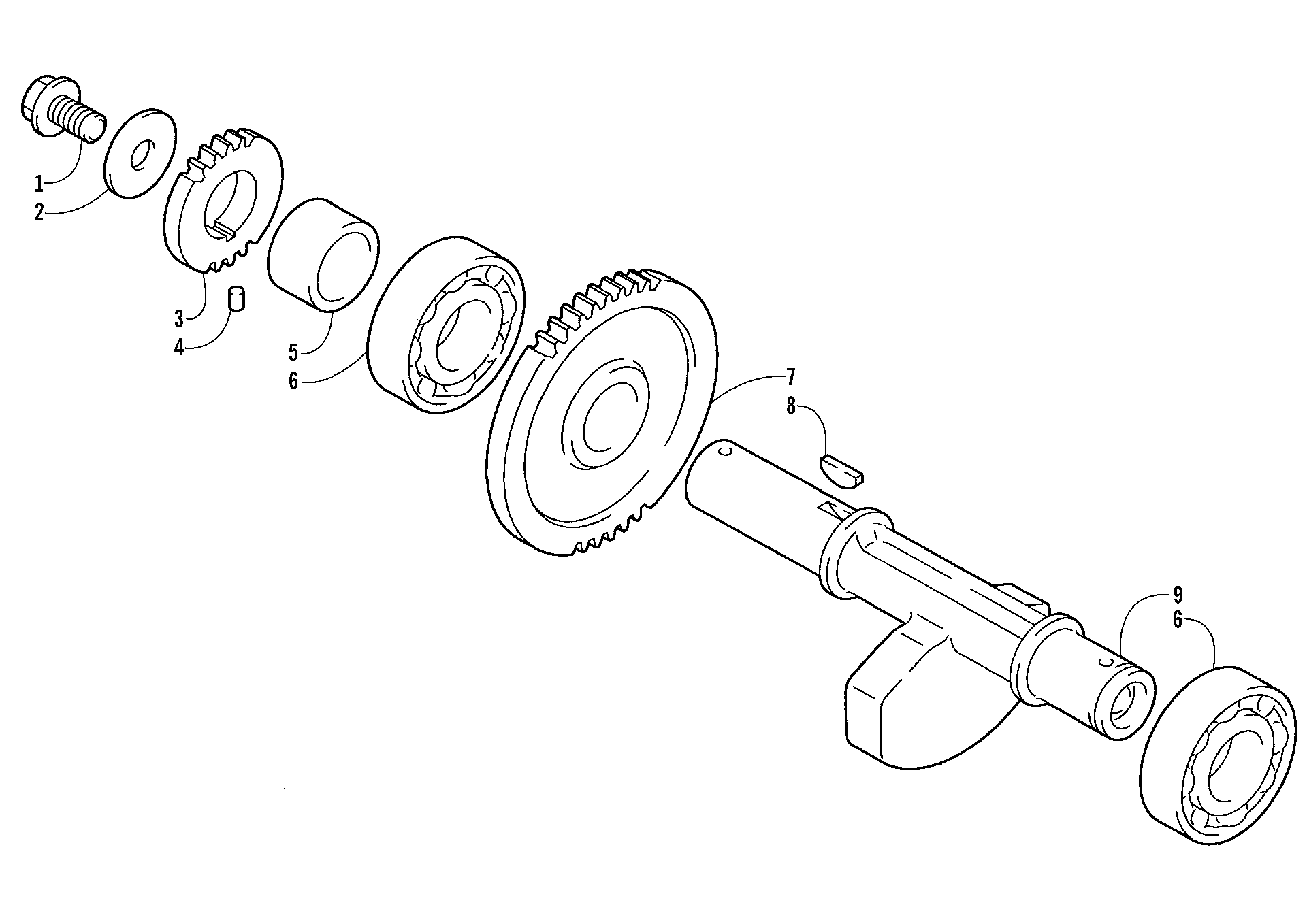 Crank балансир ASSEMBLY [78609]