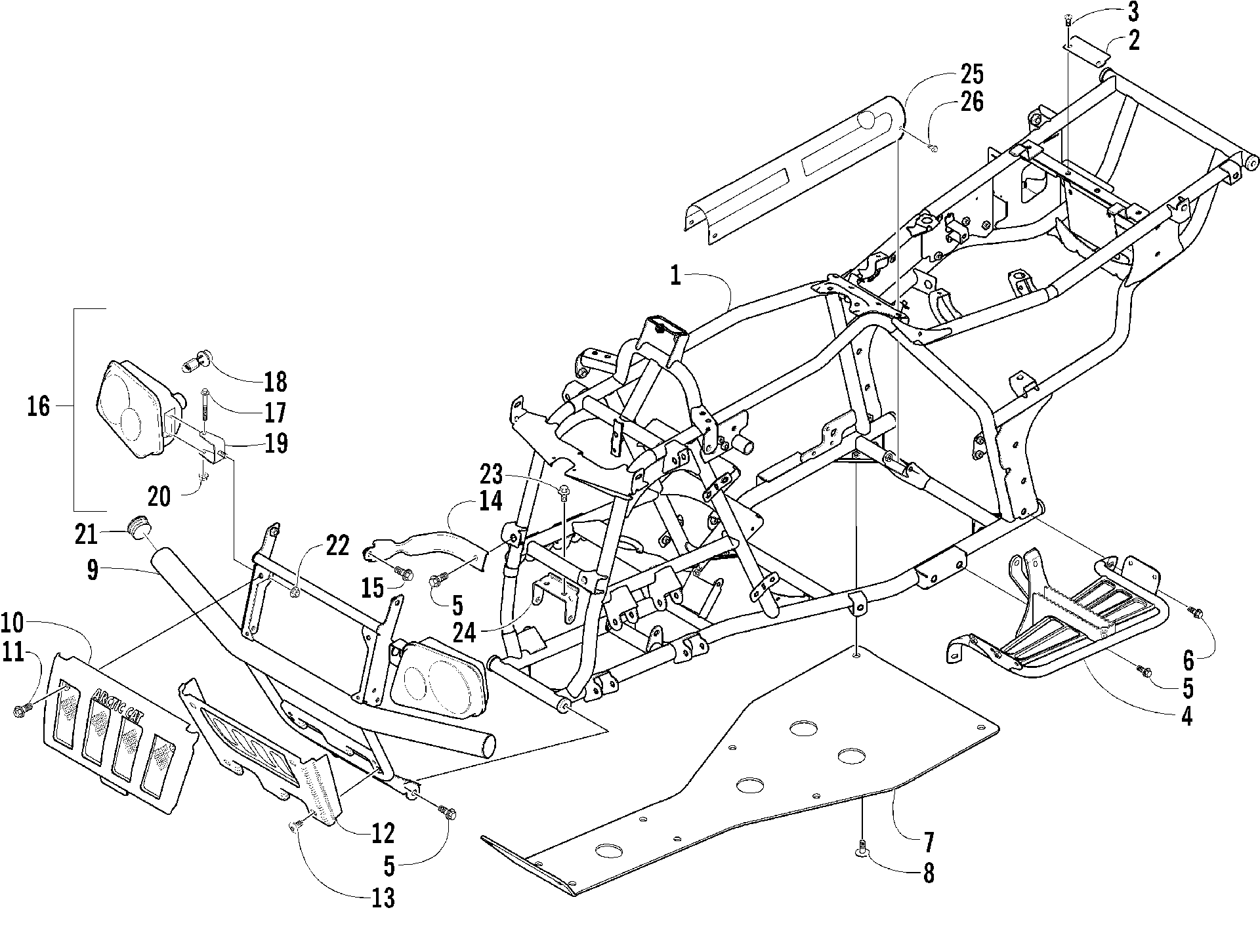Рама AND RELATED PARTS [77943]