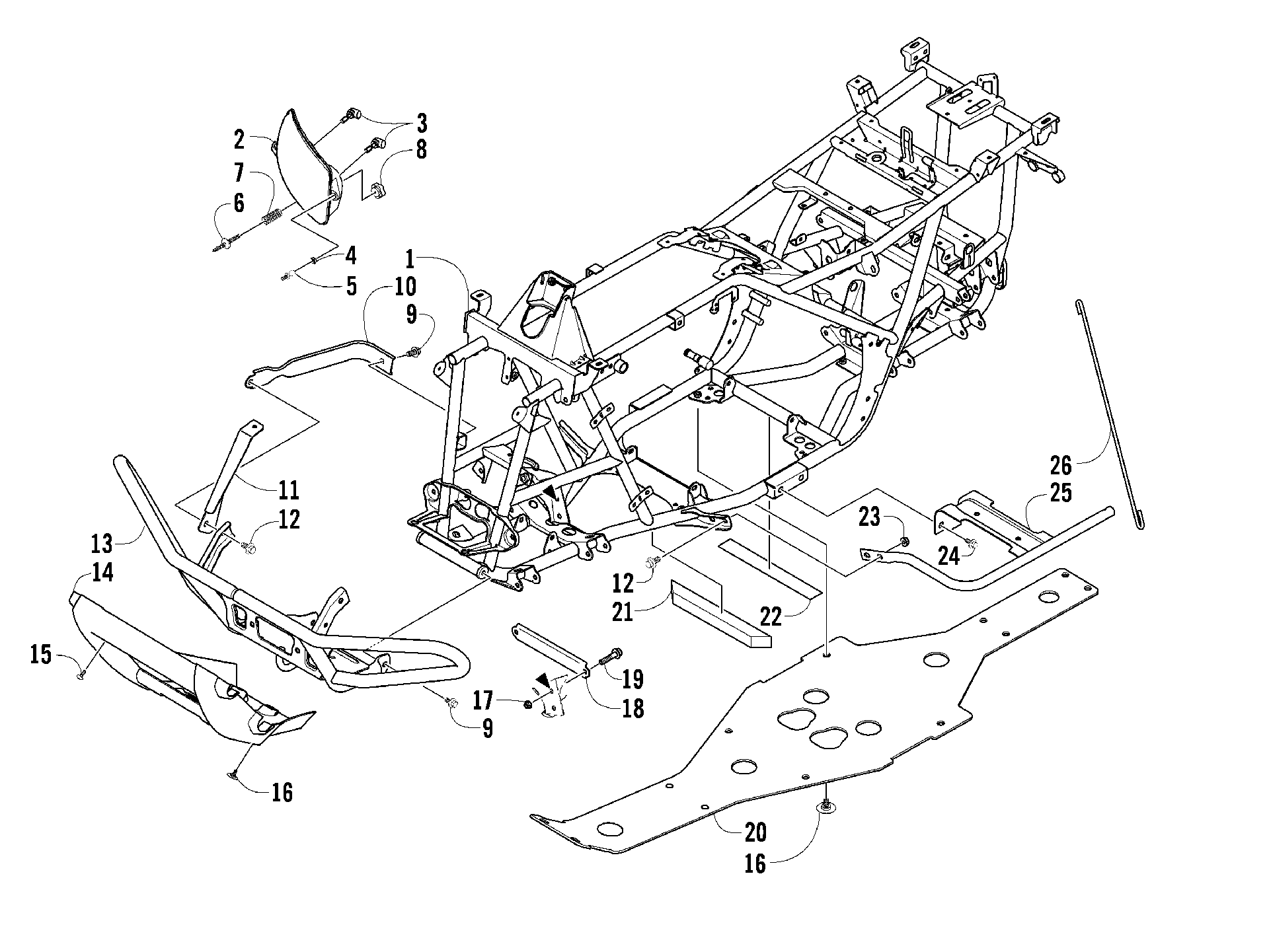 Рама AND RELATED PARTS [83536]