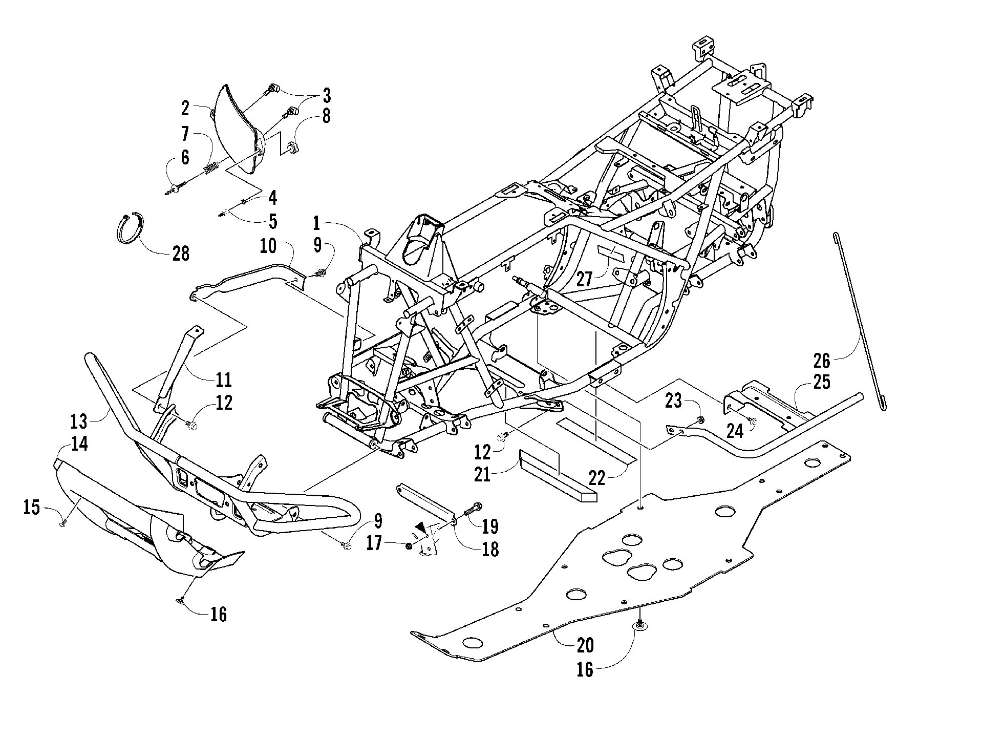 Рама AND RELATED PARTS [83662]