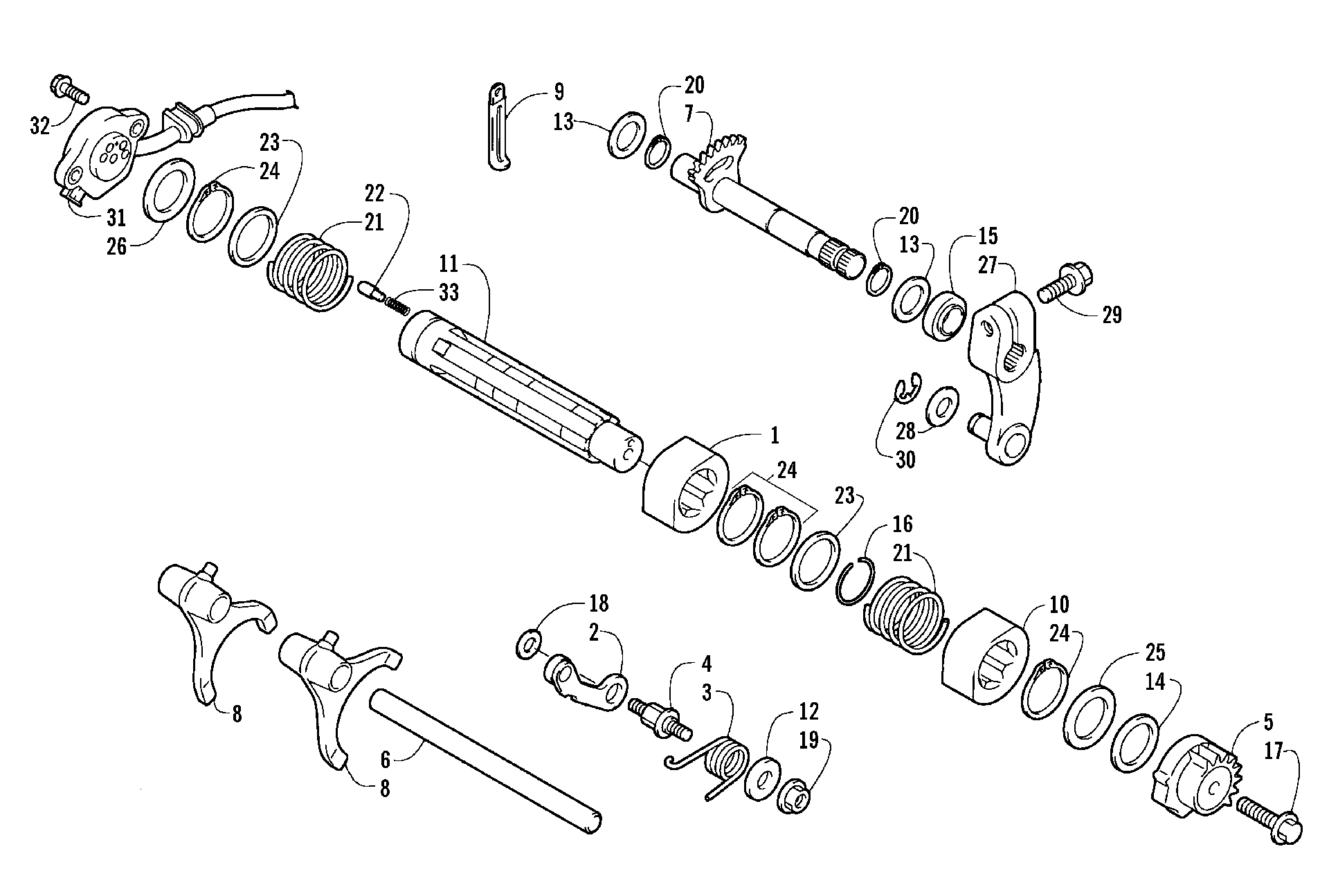 передача Shifting ASSEMBLY [83624]